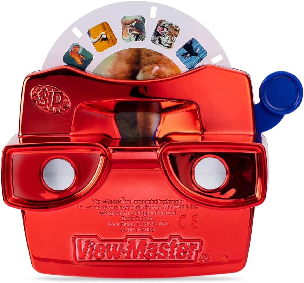 Classic View Master Deluxe Edition with Discovery Kids Reels (Metallic Viewer, Storage Case, and 5 Reels Included) - Amazon Exclusive image number 5
