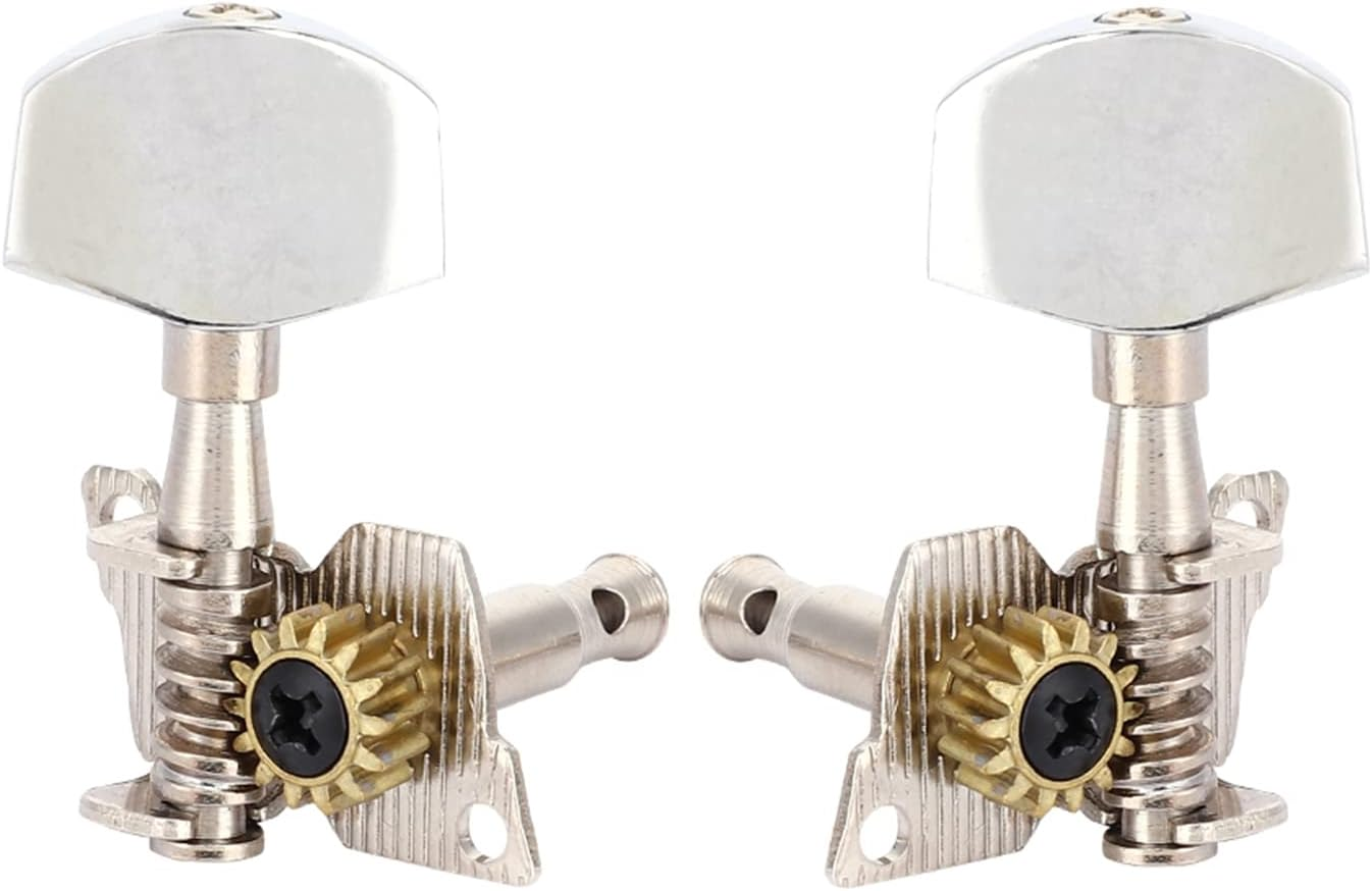 Classical Style Ukulele Tuning Pegs Machine Heads Ukulele DIY Parts Strong 14 Copper Alloy Gears for DIY Ukulele Maintenance image number 5