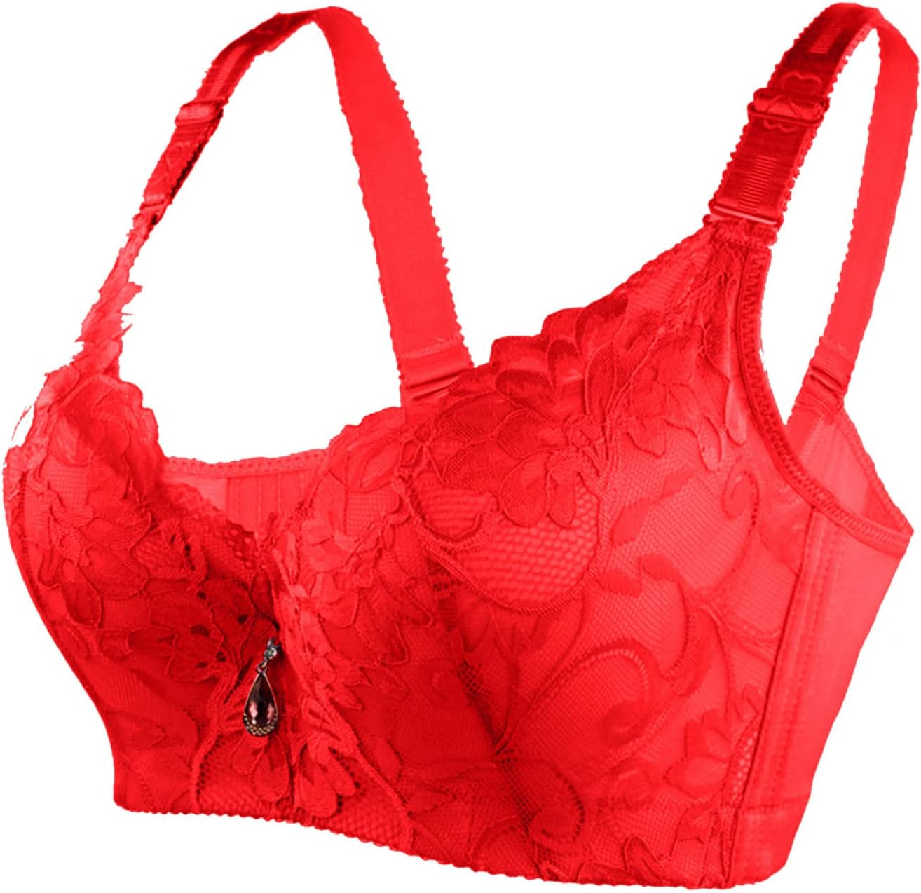 Sports Bra Womens Bras Wired and Ped Maternity with Support Backless plus Size Front Fastening Wireless Firm Strapless Ladies Lace Trendy Underwired Push up Non Clear Back Strap image number 2