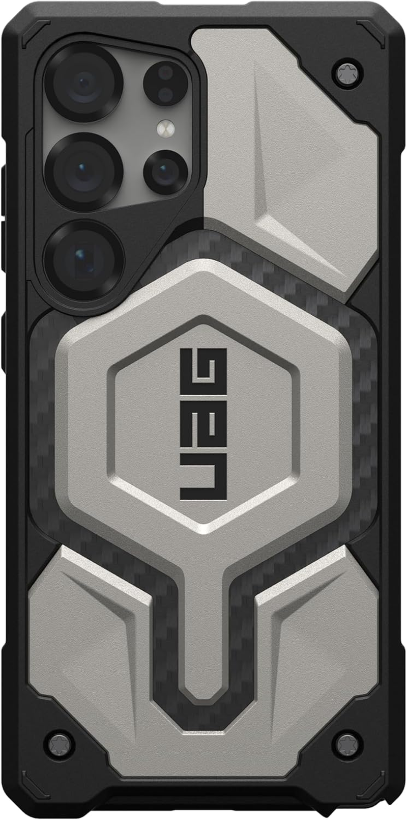 UAG Monarch Pro Case for Samsung Galaxy S25 Ultra &ndash; Rugged Titanium Armor &ndash; 5-Layer Drop Protection, Magsafe Compatible, Premium Traction Grip &ndash; Military-Grade Shockproof Cover image number 2