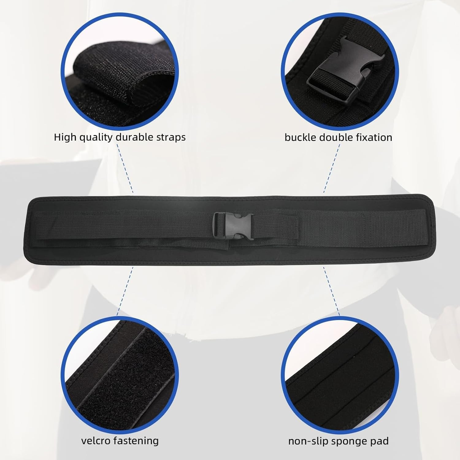 Exercise Hip Thrust Belt, Heavy Duty, Non-Slip, Versatile & Portable, Ideal for Strength Training image number 5