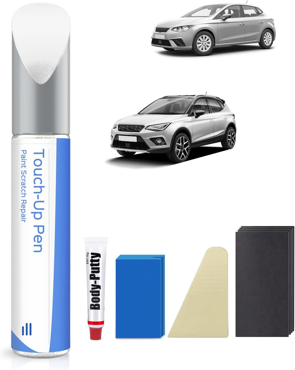 S7H/S7 Magnetic Tech Grey/Magnetic Grey Metallic Touch up Paint Kit for SEAT Exact Match - Touch up Scratches and Chips image number 4