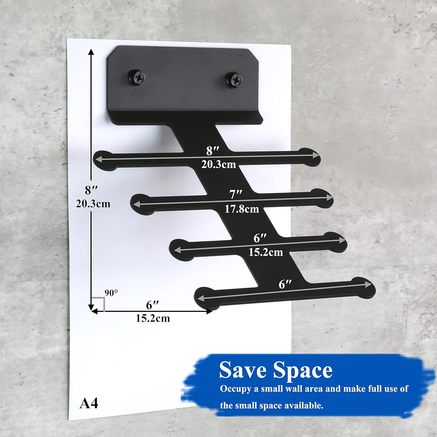 Resistance Rack Band Storage Hanger Gym Equipment Organizer Pull up Bands Jump Ropes, Storage Rack for Home Gym image number 5