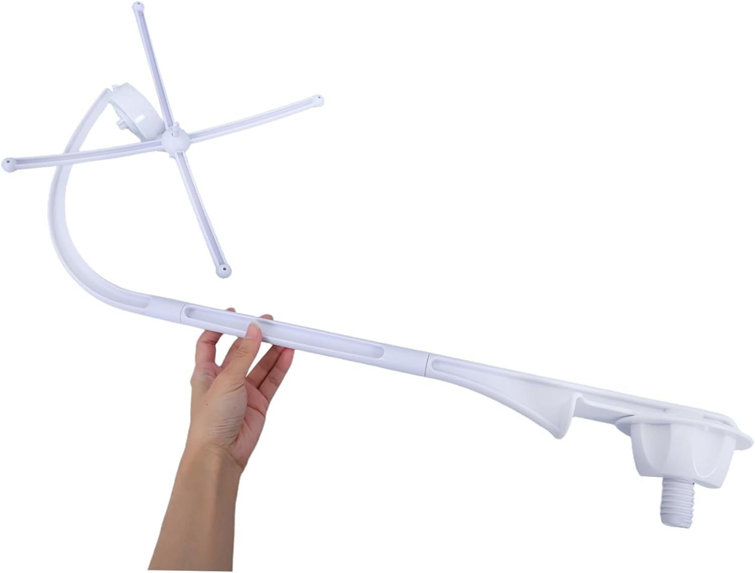 Adjustable Crib Mobile Arm Stand Bed Bell Bracket Mobile Hanger Arm Secure Clamp Easy Install image number 4