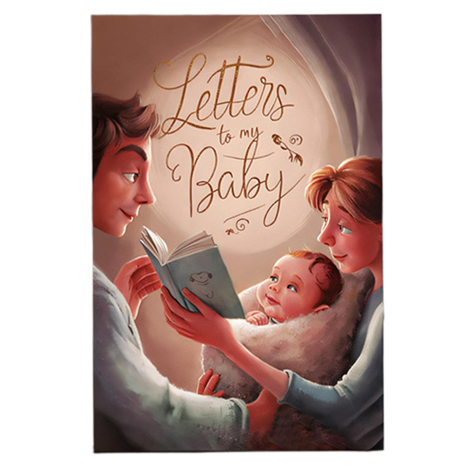 Hkuoeue Journaling Notebook,Memory Keepsake Journal from Parent to Child - 50-Sheet Family Relationship Bonding Parenting Record Notebook Diary for Baby Children Girls Boys Kids image number 3