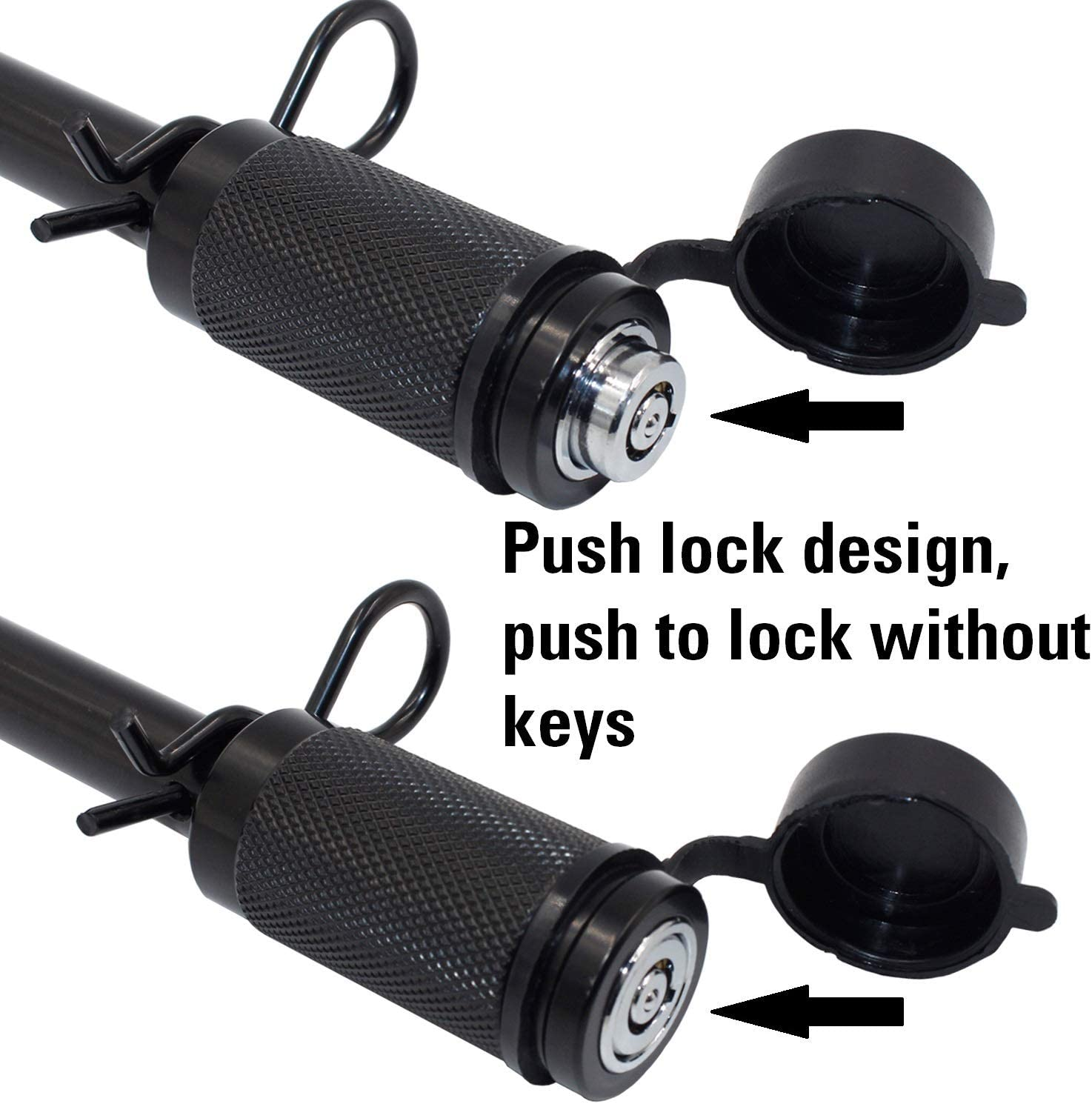 Towworks 79631 Keyed Unique Hitch Pin Lock, 16 Mm (5/8 Inch) Diameter Locking Pin with Double Safety, Extra Long Fits All Common Hitch Receivers from 65 Mm to 80 Mm image number 5
