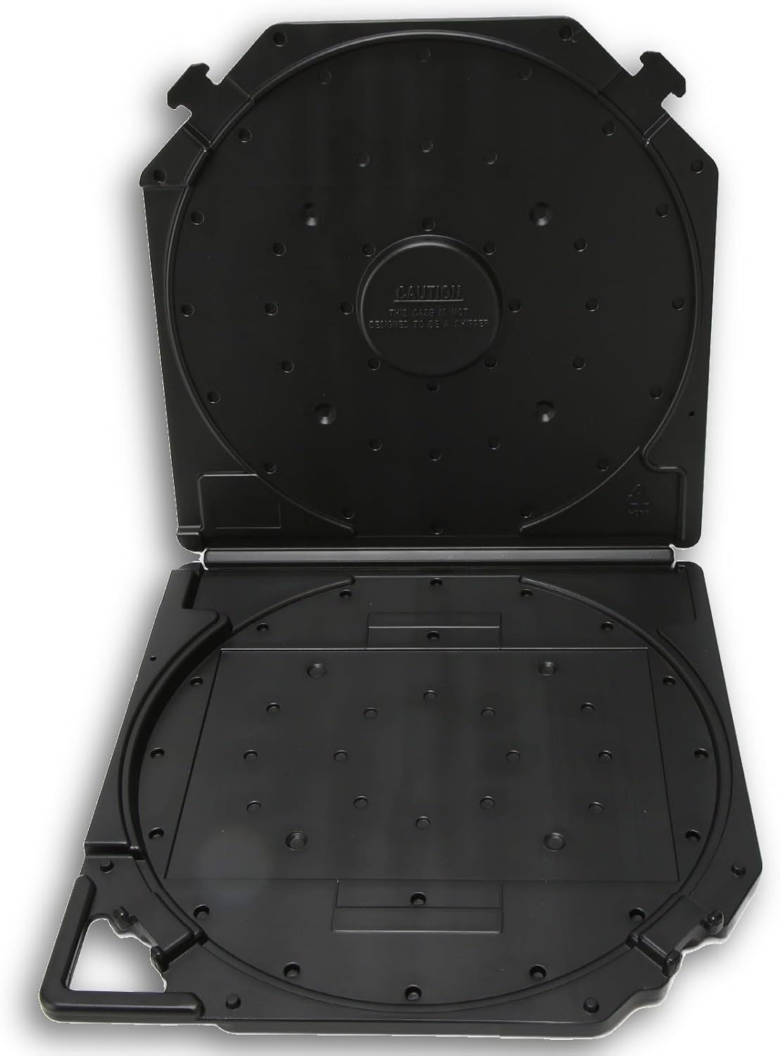 Eosnow Reel to Reel Tape Storage Boxes,Stay Fixed 10 Inch Empty Box,Portable Carry Handle Empty Box,For Sound Tapes (Black)