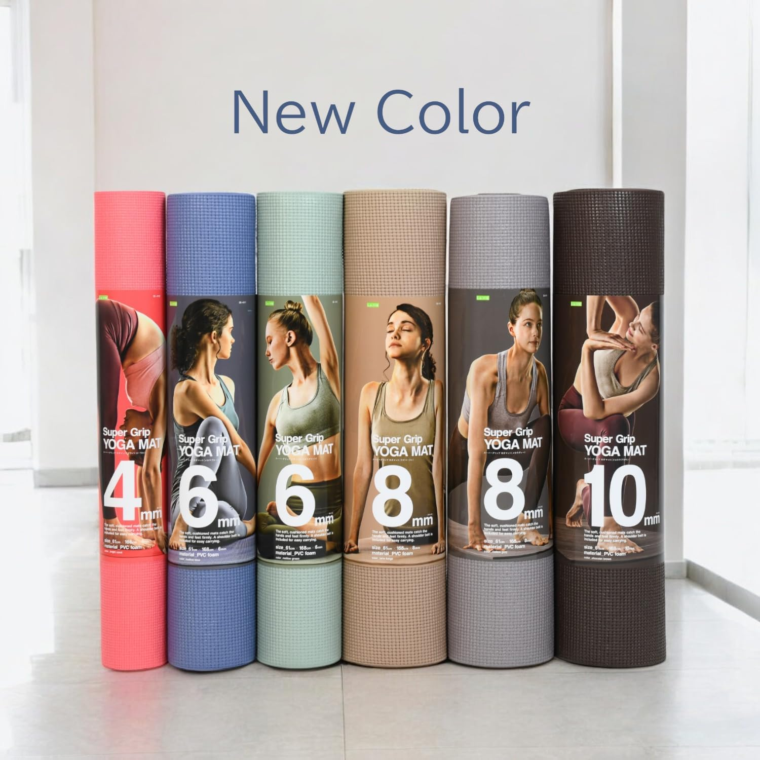 La-Vie(ラヴィ) スーパーグリップヨガマット 肩掛けバンド付き 【メーカー純正品】 image number 3