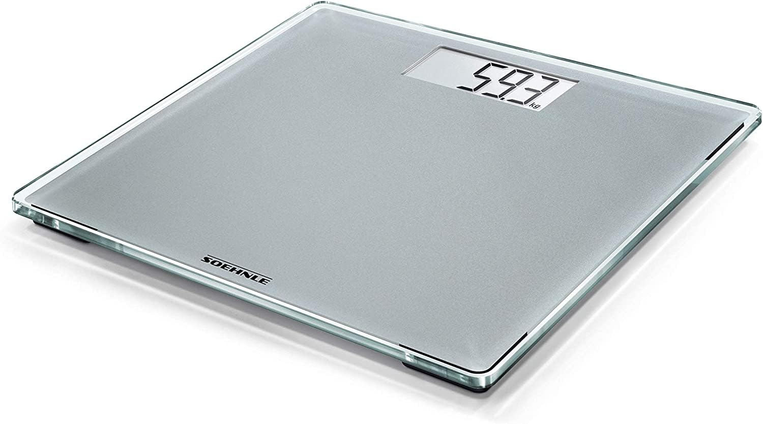 Soehnle Style Sense Compact 300 Digital Bathroom Scale, 180 Kg Load Capacity, Silver image number 6
