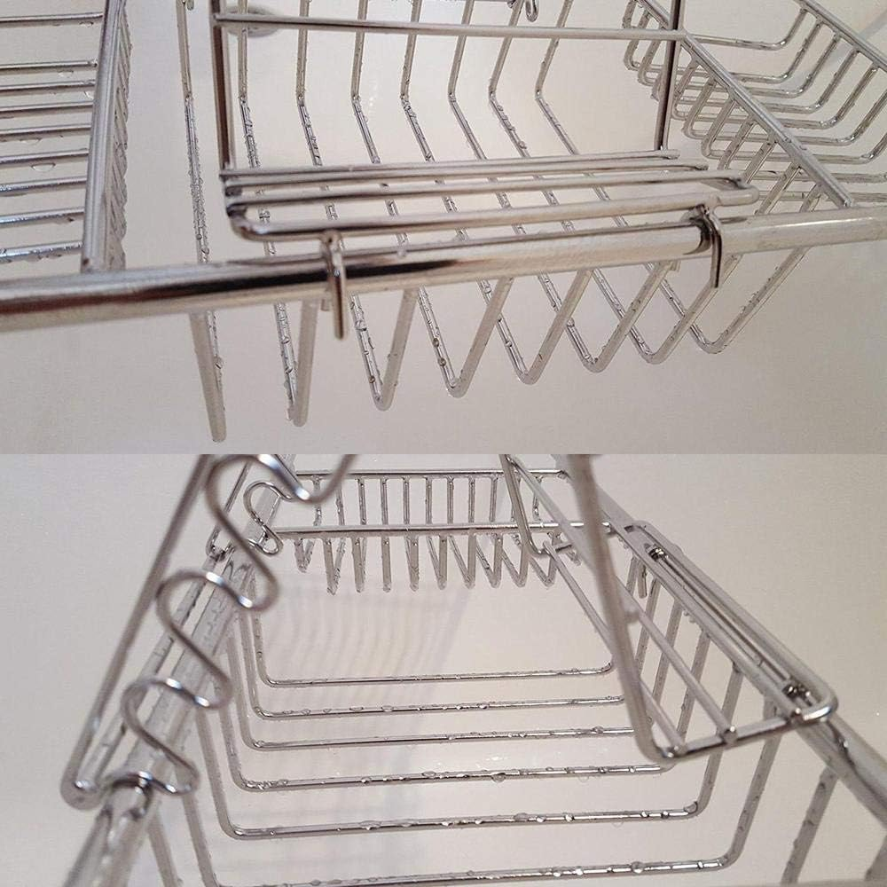Over Bath Tub Racks Shower Organizer Bathtub Caddy Tray with Extending Sides image number 4