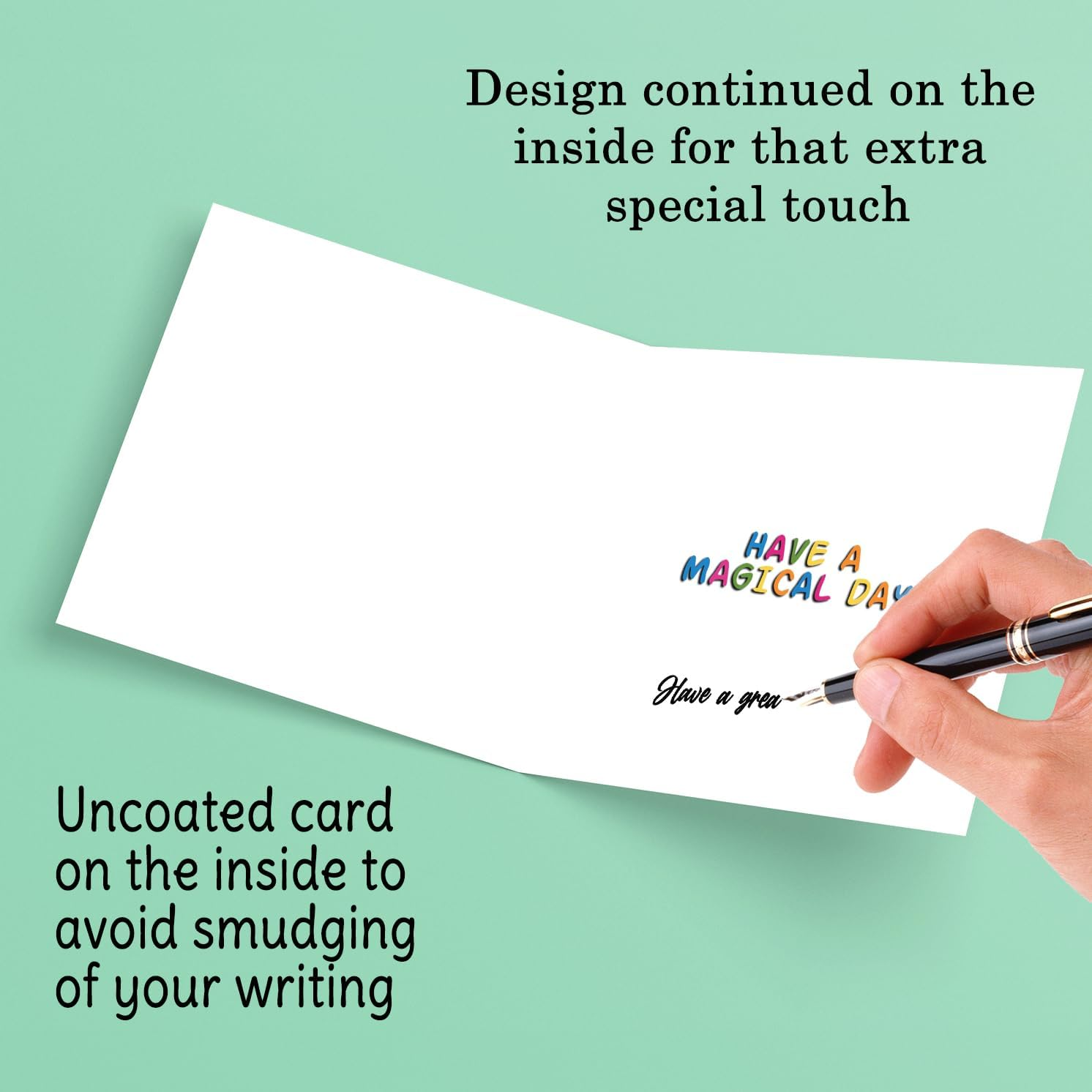 10Th Birthday Card Girls - Cool Unicorn Sunglasses - Unicorn Birthday Card for 10 Year Old Girl, Age 10 Birthday Cards Tenth Birthday Card, 145Mm X 145Mm Cute Greeting Card image number 6