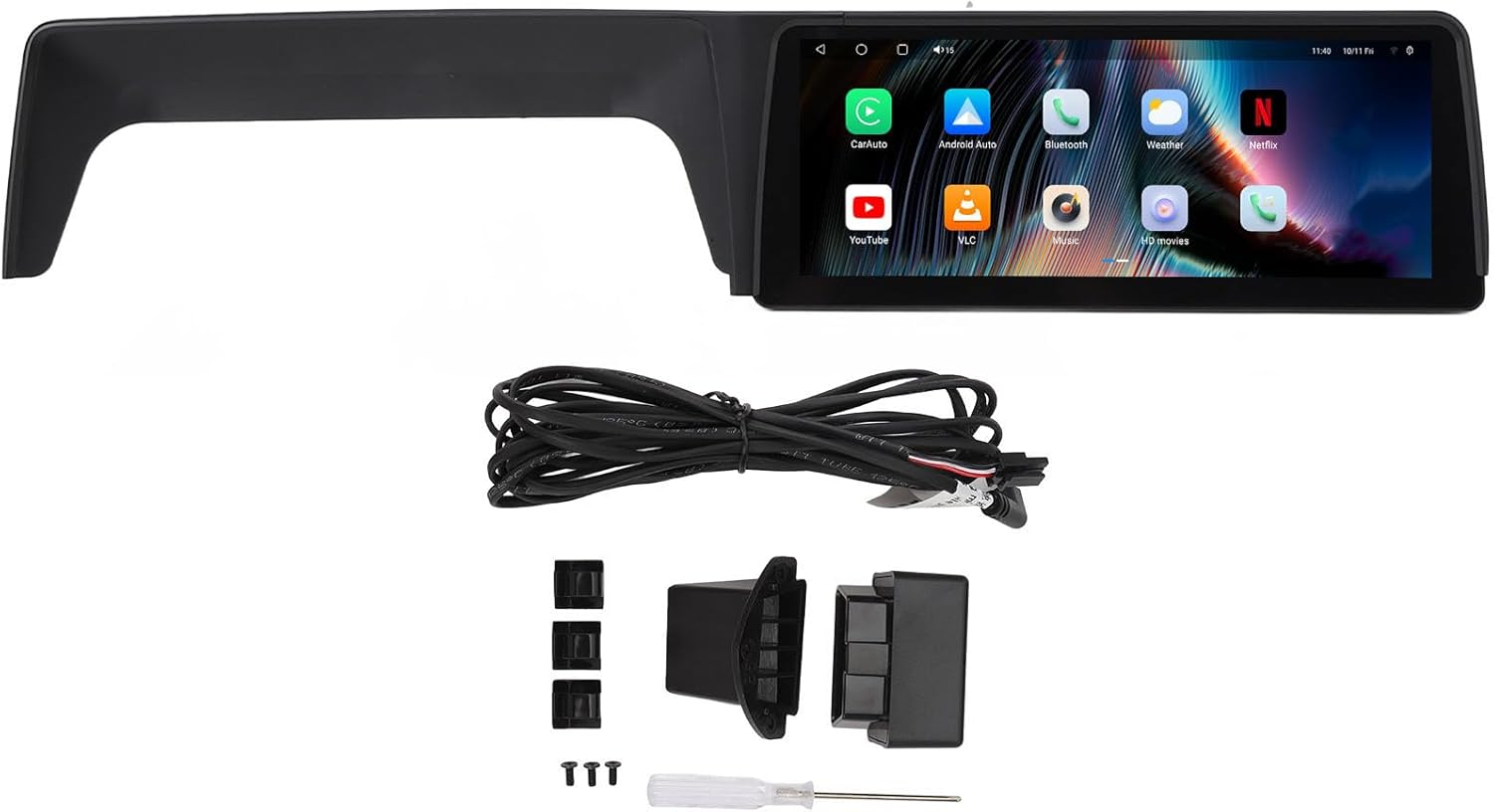 Car Screen, Entertainment Display Android 13, 12.3 Inch 2K Monitor, Wifi Bluetooth Support, Compatible with 5 Series 2021-2023 image number 3