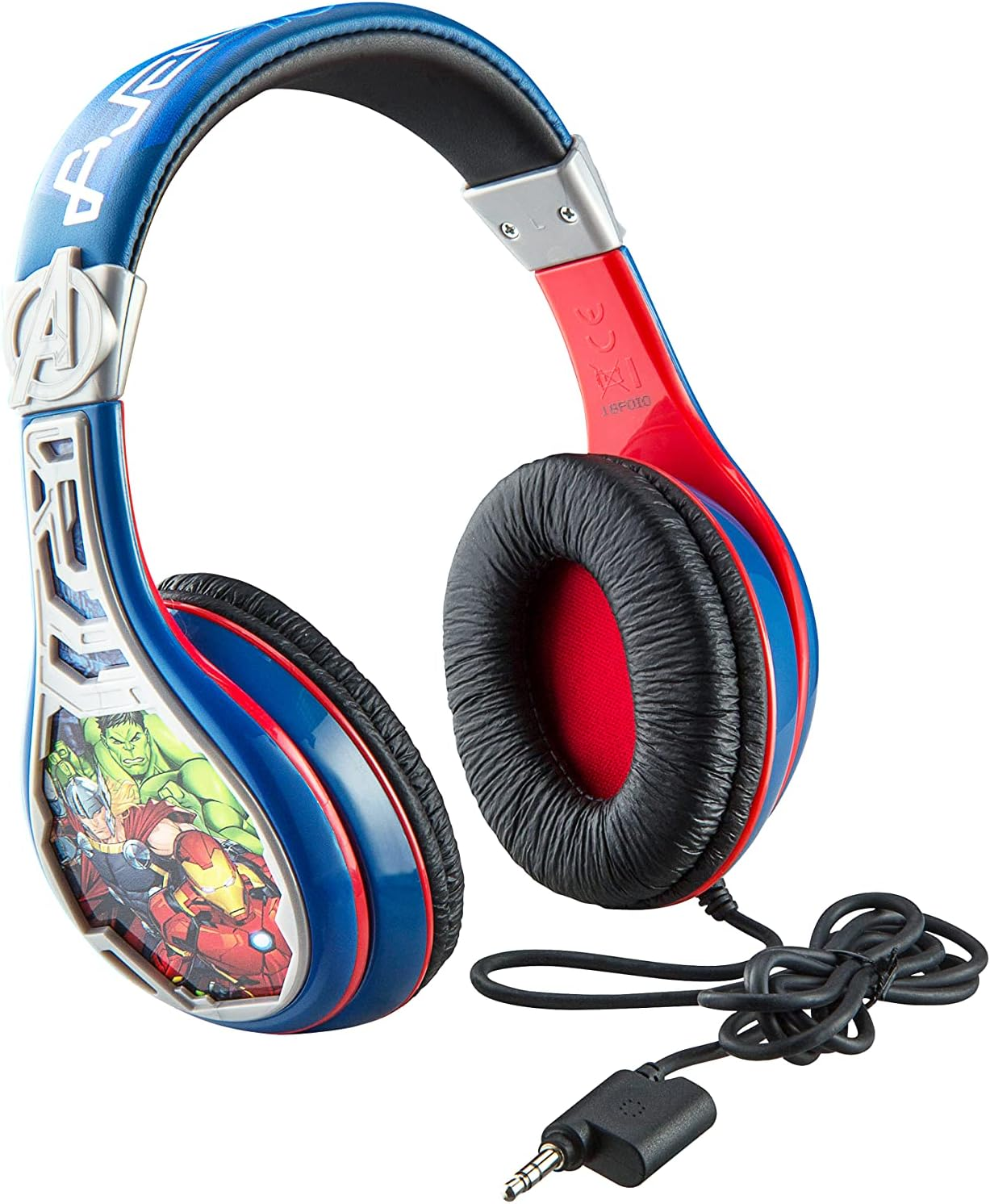Ekids Paw Patrol Marshall Headphones for Kids with Built in Volume Limiting Feature for Kid Friendly Safe Listening, Red