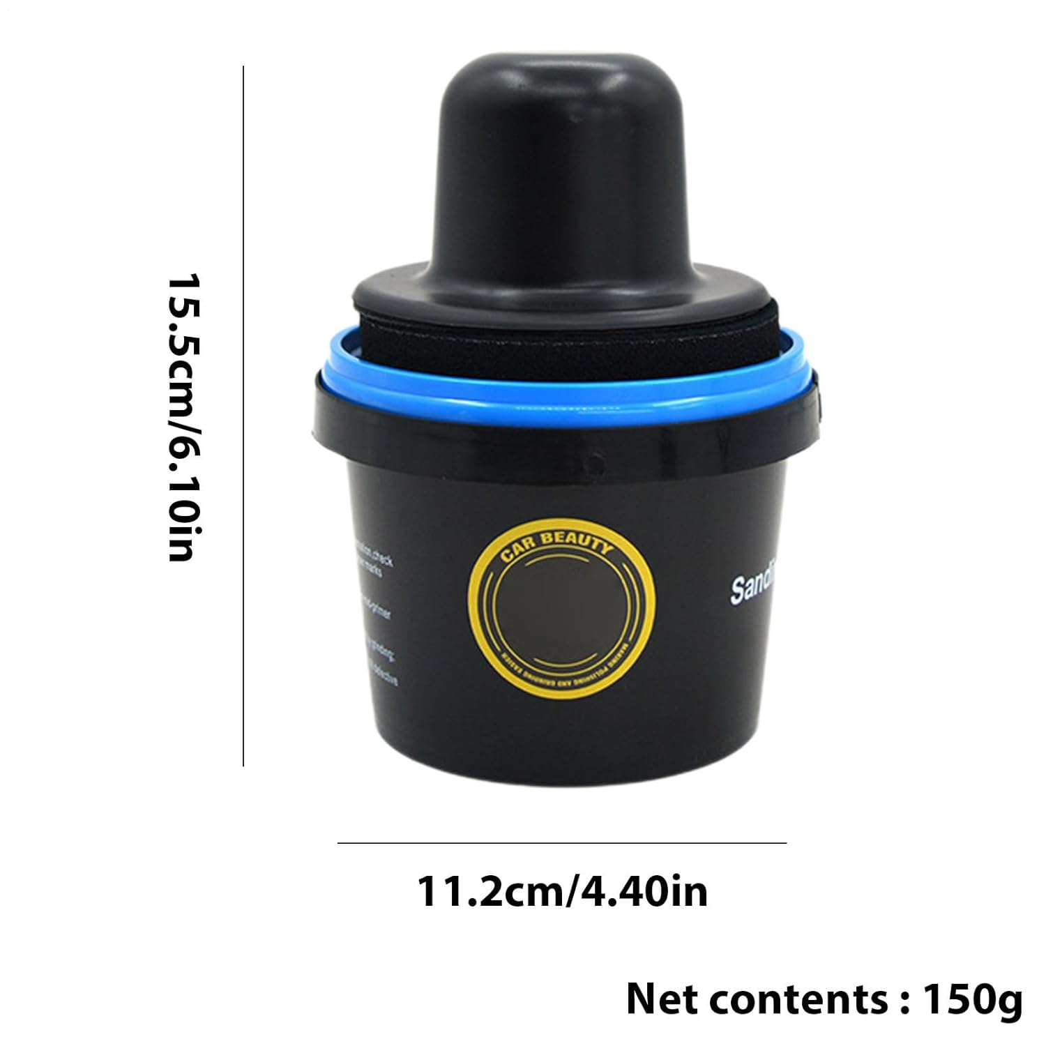 Dry Guide Coat Powder - Leak-Proof Black Guide Coat | User-Friendly Prep Powder, Portable Dry, Multipurpose Auto Body Filler Sanding Aid, Detailing Tool for Bodywork Use image number 3