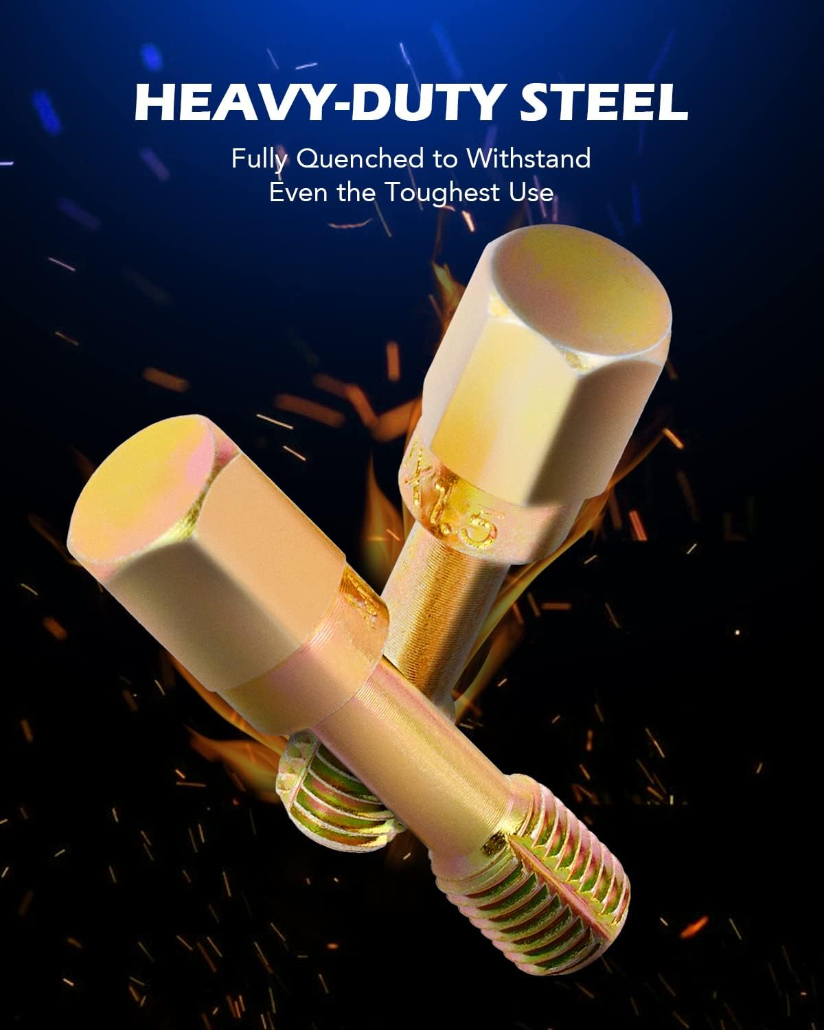 Orion Motor Tech 15 Piece Metric Thread Chaser Set, Master Thread Repair Kit Includes 7 Taps 7 Dies 1 Thread File, Universal Rethreading Kit Thread Restorer Tool Set in M6 M8 M10 M12 Sizes image number 3