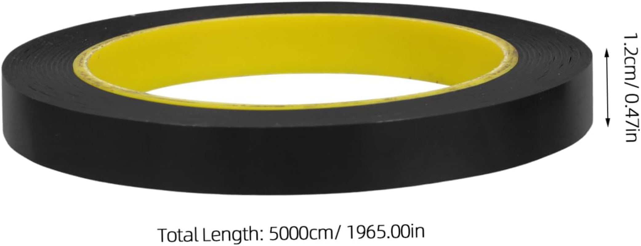 Mobestech Blackout Tape for Led Lights 12Mm X 50M Light Shielding Tape Black Window Cover Led Dimming Stickers for Electronics and Blinds image number 6