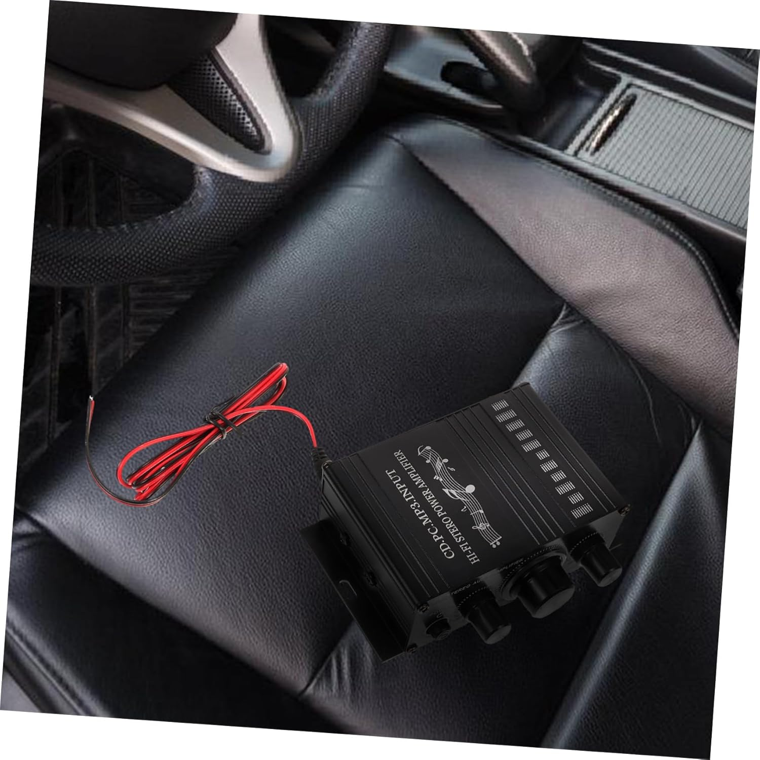 SEWOART Mini Stereo Amplifier Amplifier for Home Car and Motorcycle Audio Systems Easy Operation and Sound image number 4