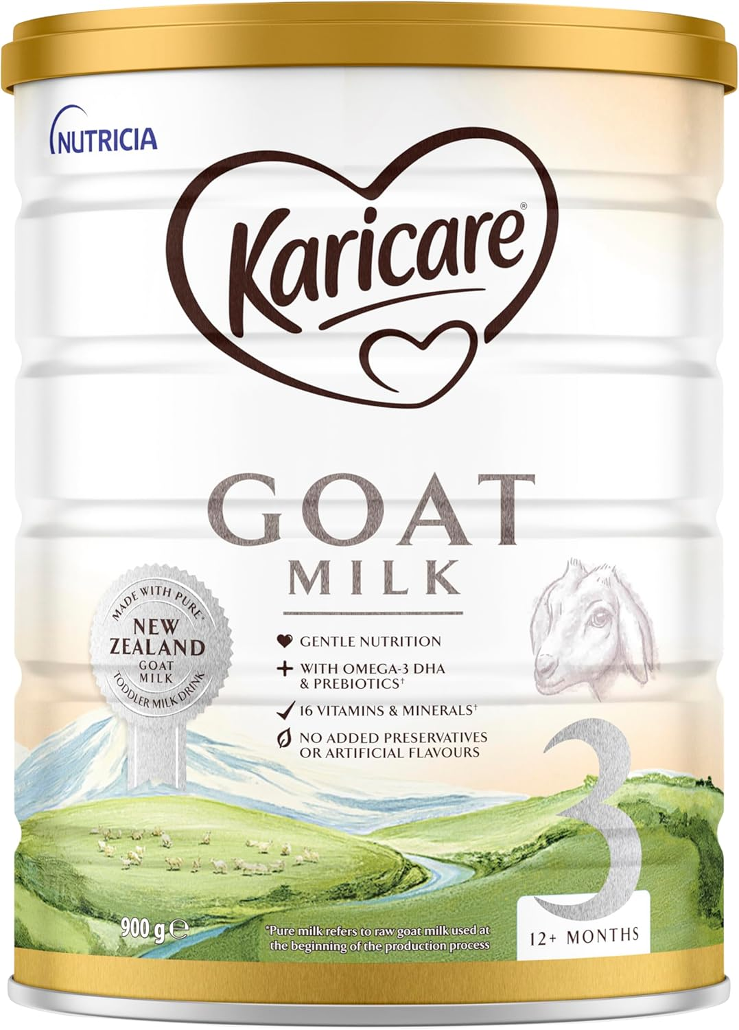 Karicare Goat Milk 3 Toddler Milk Drink for 12+ Months 900G image number 2