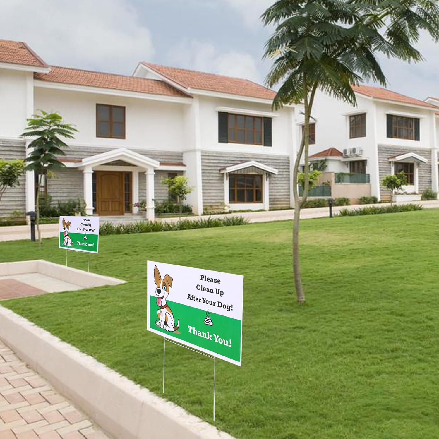 Mr. Pen- No Pooping Dog Signs for Yard, Yard Signs, Pick up Your Dog Poop Signs, Dog Poop Sign, No Poop Dog Signs for Yard, Clean up after Your Dog Signs, No Dog Poop Signs, Dog Poop Pick up Sign image number 3