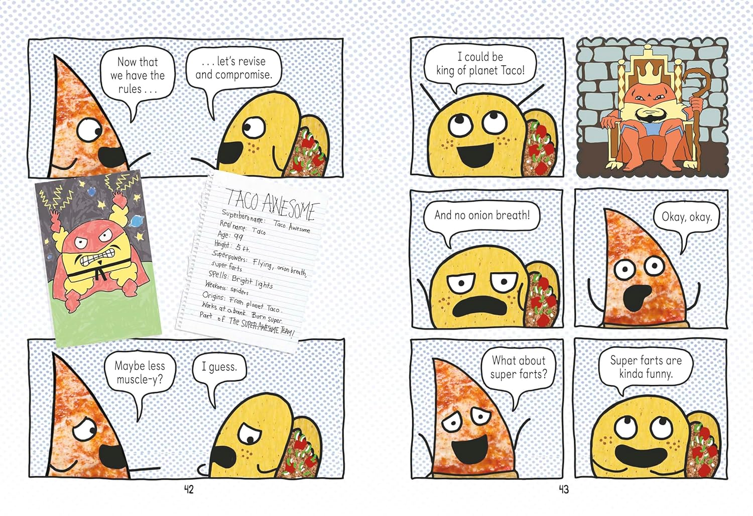 Super-Awesome Comic! (Pizza and Taco #3)