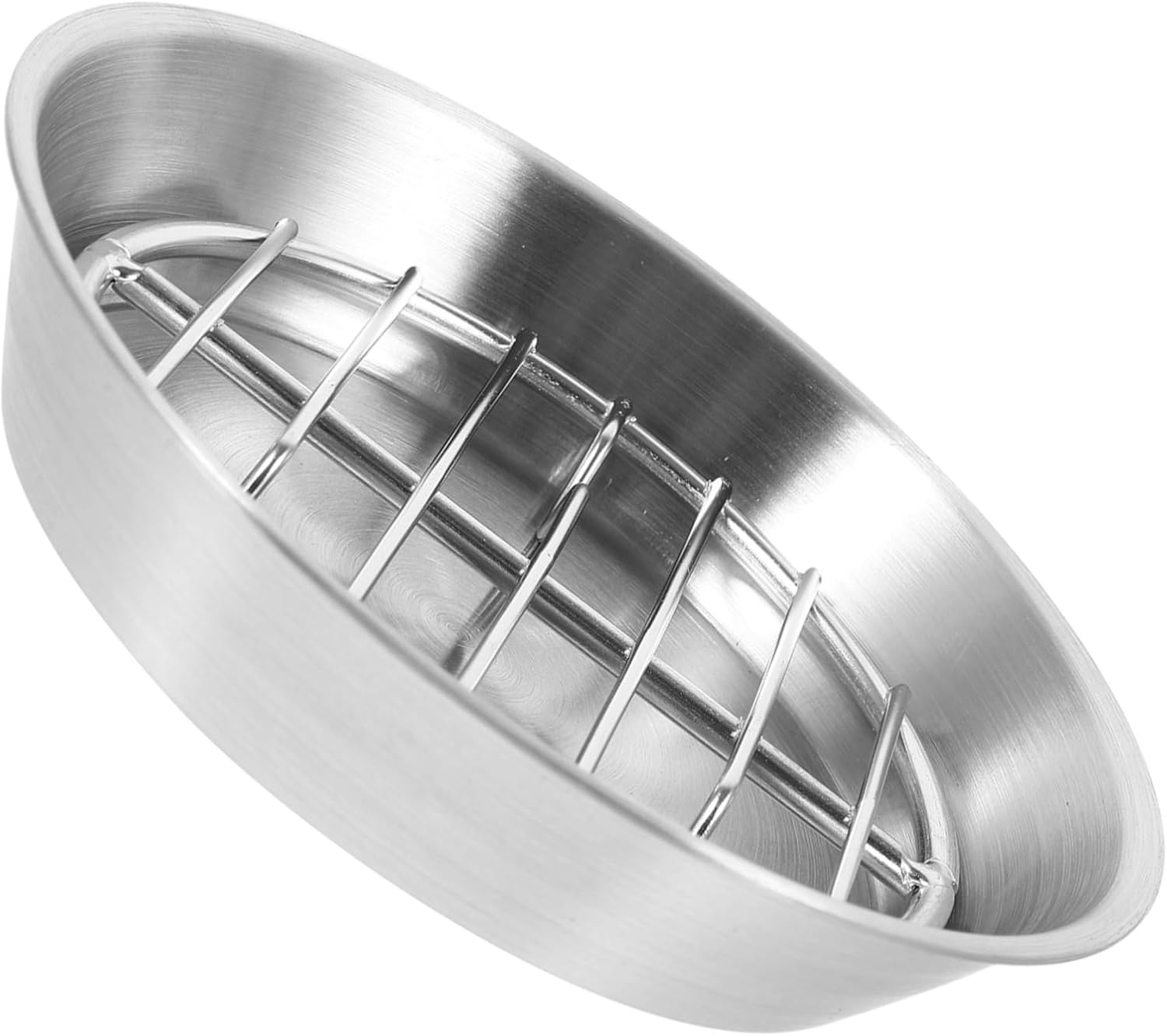 GRIRIW Stainless Steel Baking Draining Rack Set with Pan Cookie Tray Cooling Rack for Home Cooking Versatile for Grilling and Oil Filtering Design image number 1