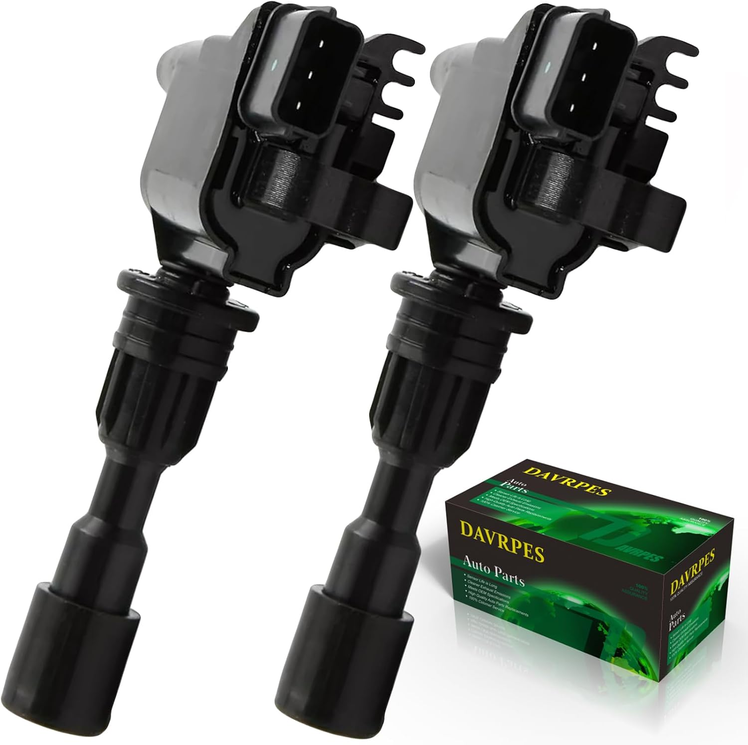 DAVRPES 2PCS ZL01-18-100 Ignition Coil for Mazda 323 BJ 1998-2003 1.6L, for Ford Laser 1998-2002 1.6L Replace#Uf408｜Bp6D-18100-A｜Zl01-18-100｜C1339｜Igc166｜Zl01-18-100B image number 1