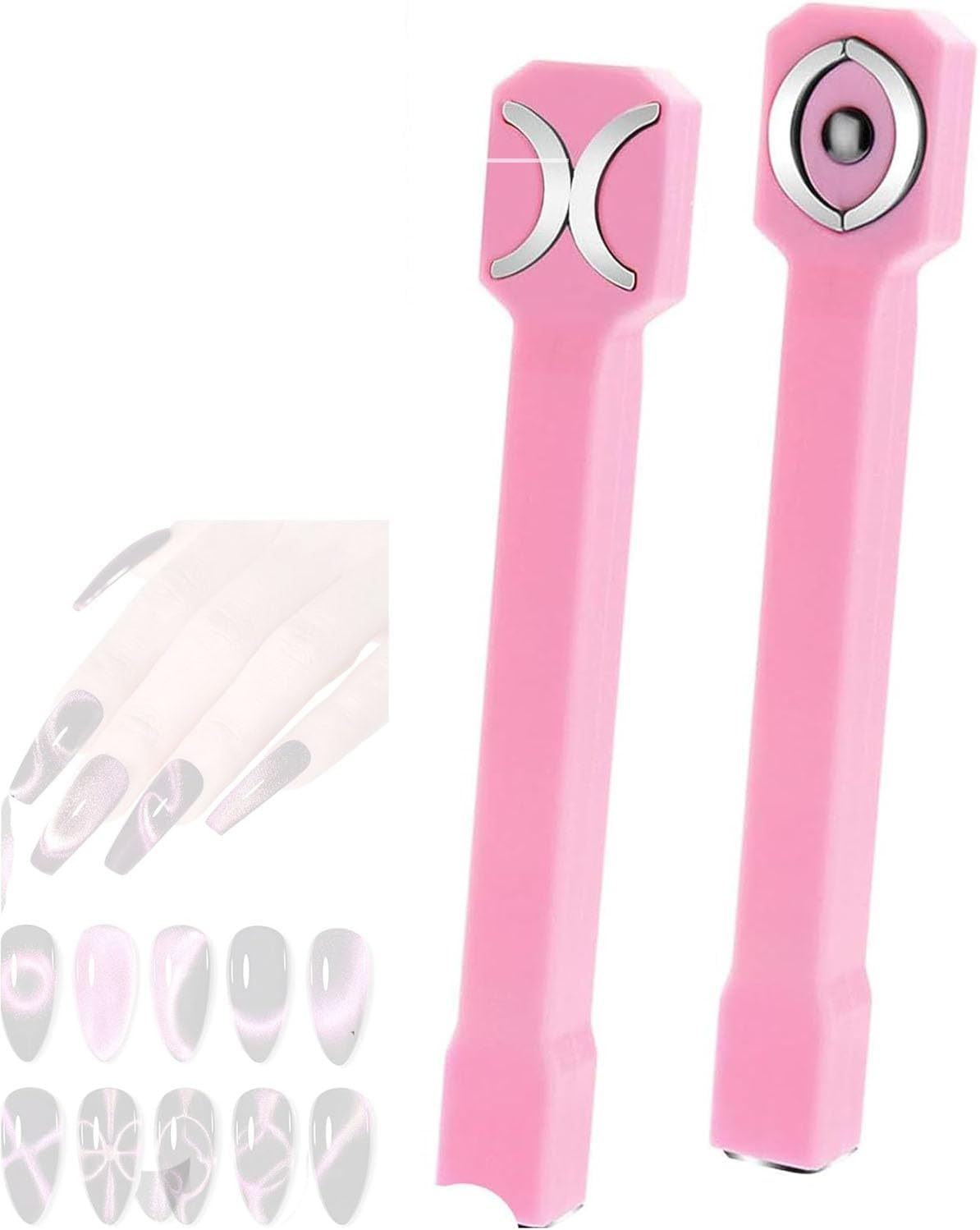 SYGELER Nail Magnet,3 in 1 Multifunctional Cat Eye Gel Nail Polish Magnet for Nail Art, Nails Magnet Strong Suction for Home DIY, Salonsalon image number 3