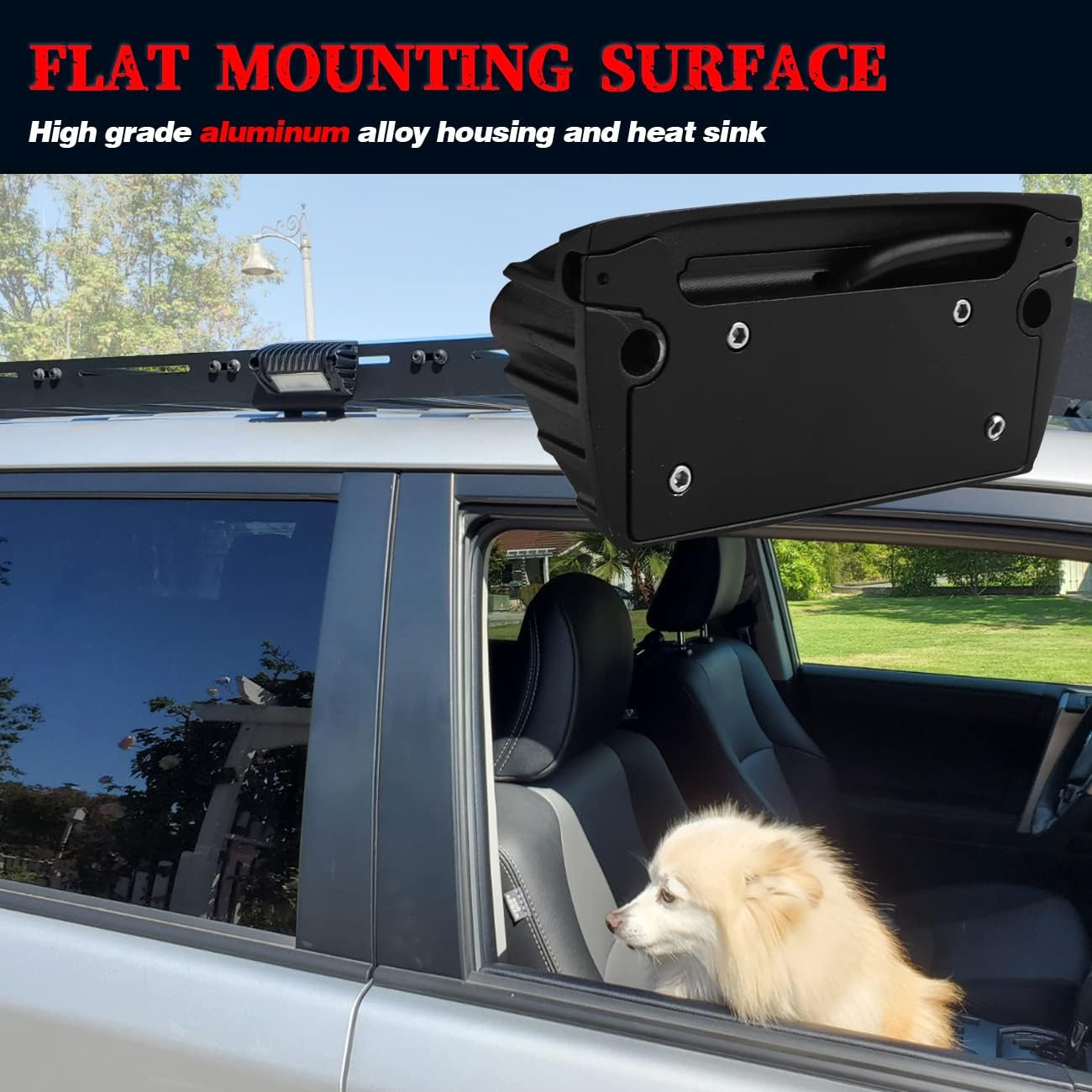 Chelhead RV Exterior Lights, 12V DC Low Current Led RV Porch Light Aluminum Base Led Scene Lighting Compatible with RV Camper Trailers Porches Towing 5Th Wheels Utility Vehicles - White Housing image number 4