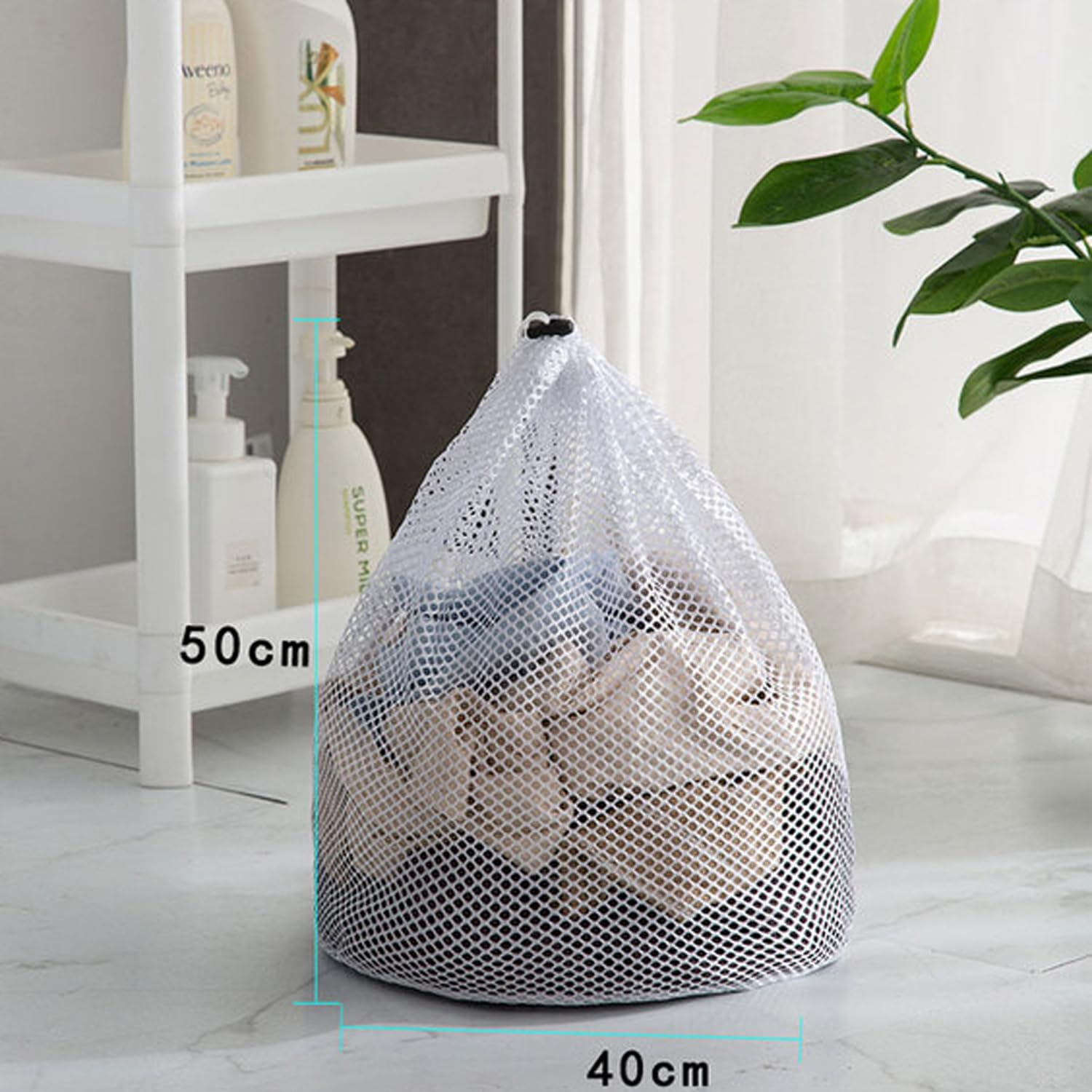 Delicates Wash Bag Laundry Lingerie Bra Washing Pack Set Clothes Case 2Pcs (M) image number 5