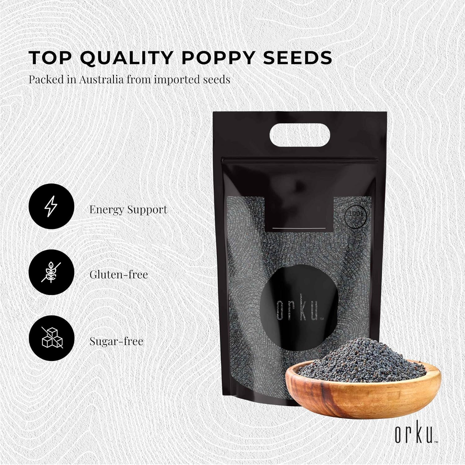 20Kg Poppy Seeds Unwashed Papaver Somniferum for Baking and Decorating