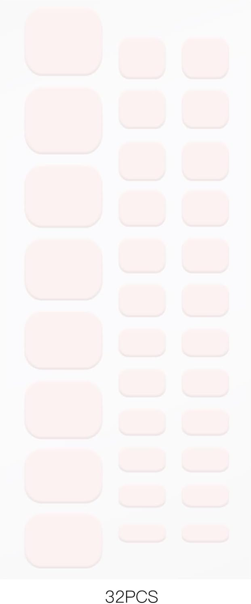 JMEOWIO Nail Foil UV Hardening Cream Pink UV Gel Toenail Strips Nail Stickers Nail Stickers Toenails Art Decoration Nail Design Accessories image number 5