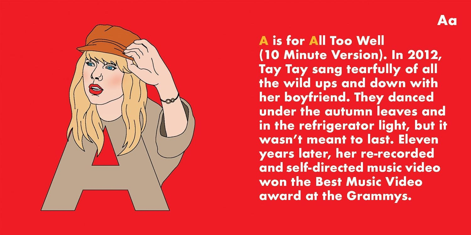 Taylor Swift Legends Alphabet Book