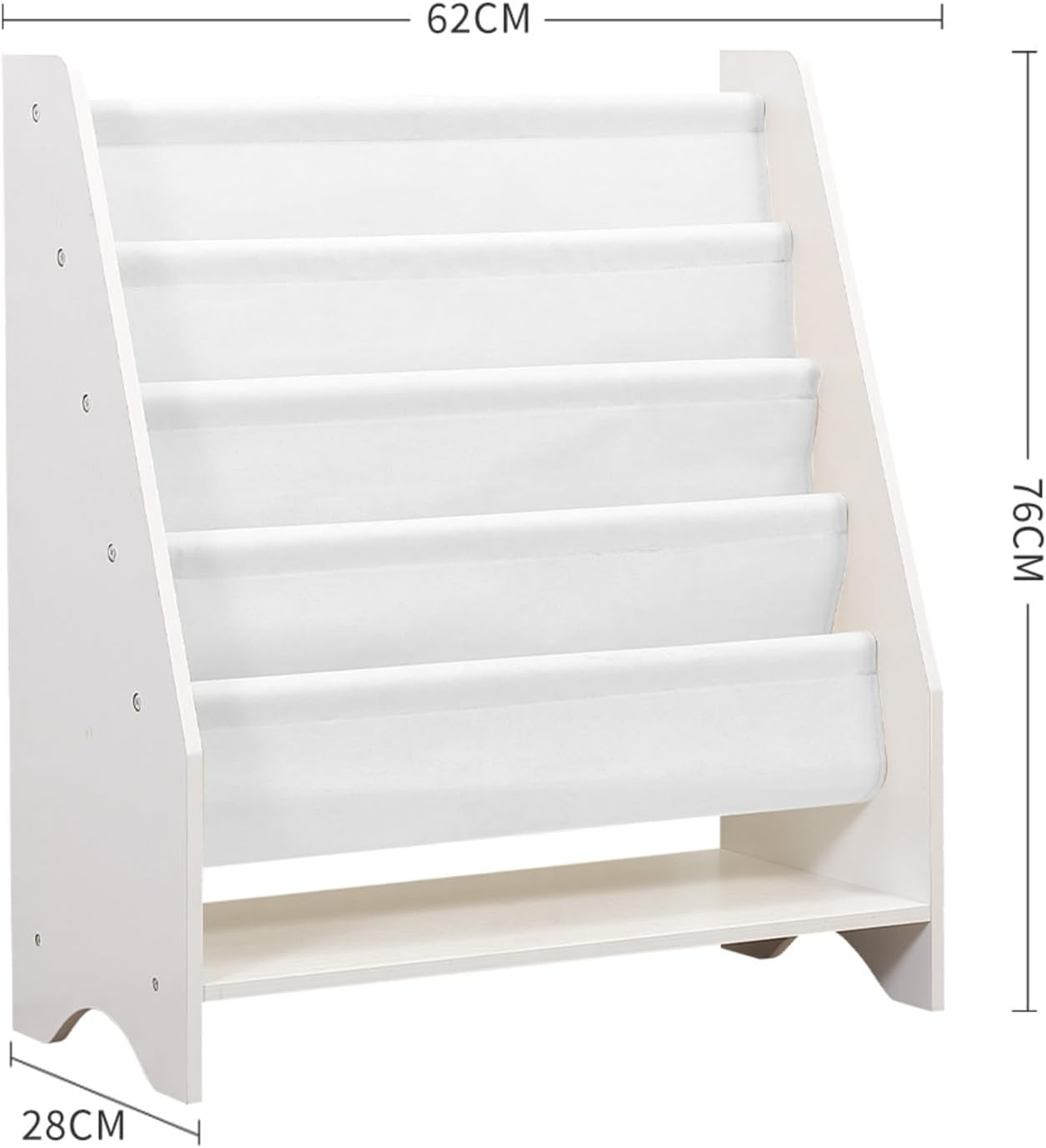 Bopeep Kids Bookshelf, 5 Tiers Storage Book Shelf Bookshelves Corner Wall, Kids Bookshelf Magazines Stand, Toy Bookcase Rotating Display Shelves, Magazine Rack,Home Kindergarten Furniture