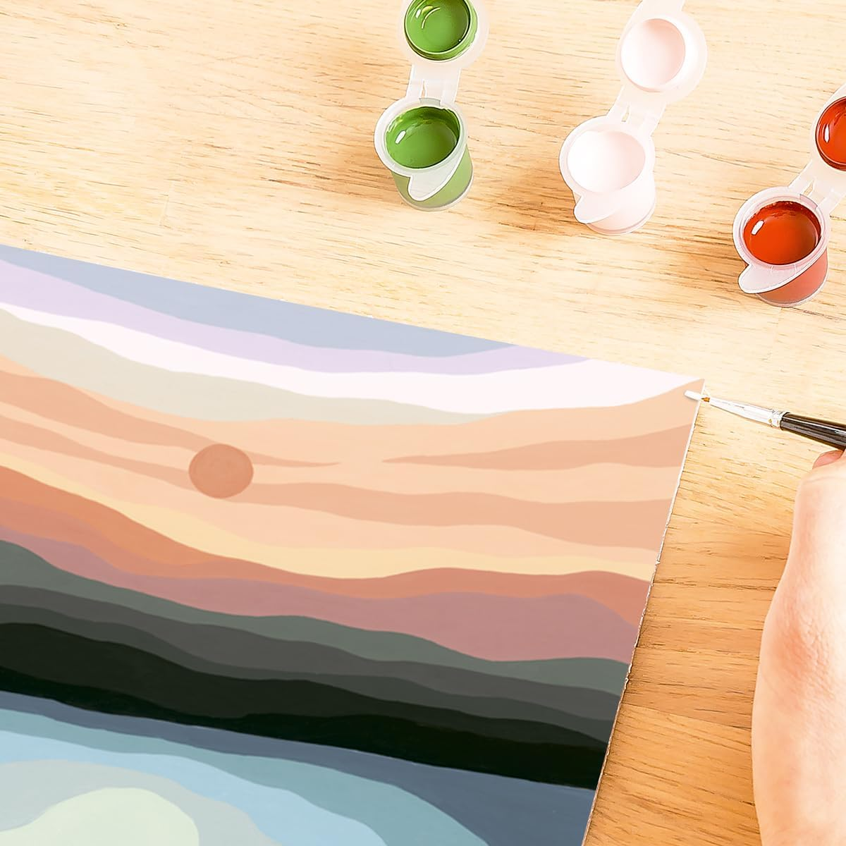 Ravensburger Malen Nach Zahlen 23515 - Minimalistic Landscape - Ab 12 Jahren image number 4