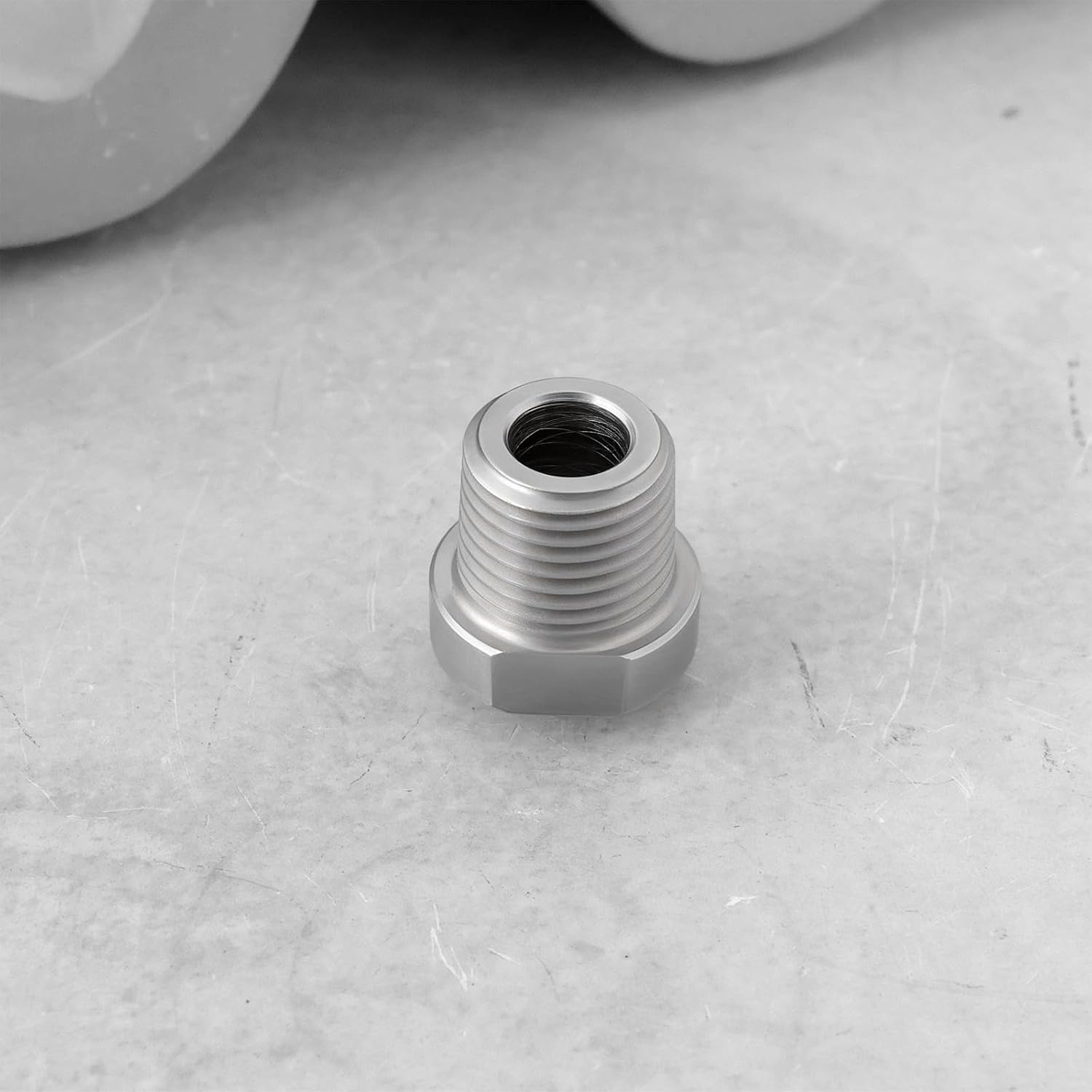 YINETTECH 2Pcs Pressure Washer Nozzle 1/8 Inch NPT Thread Replacement Stainless Steel Spray Nozzle, 25 Degree, 1.5 Holes Outlet Surface Cleaner Nozzle, 4000 PSI image number 1