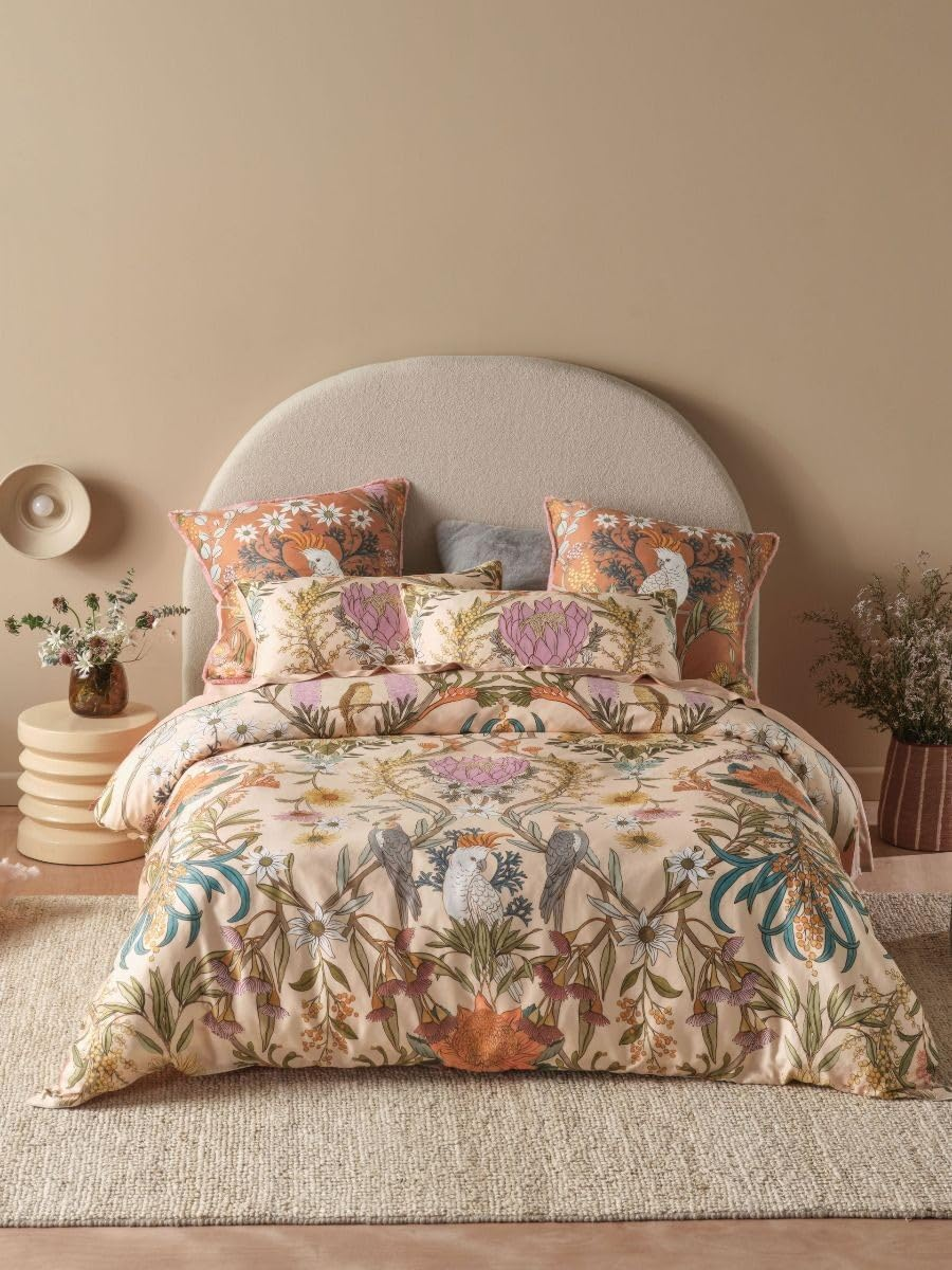 Linen House Nara Forest KB Quilt Cover Set