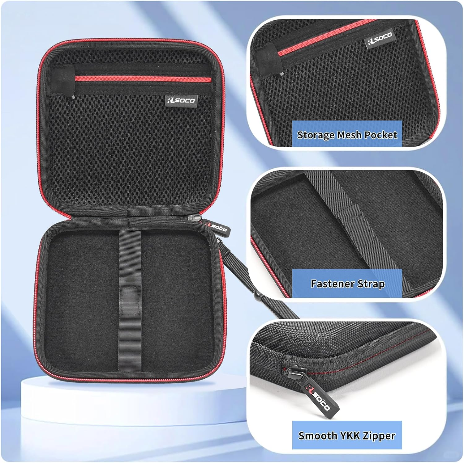 RLSOCO Hard Case for Pioneer BDRXD08TB/BDR-XD07J-UHD Slim Portable BD/DVD/CD Writer and More (Case Only) image number 6