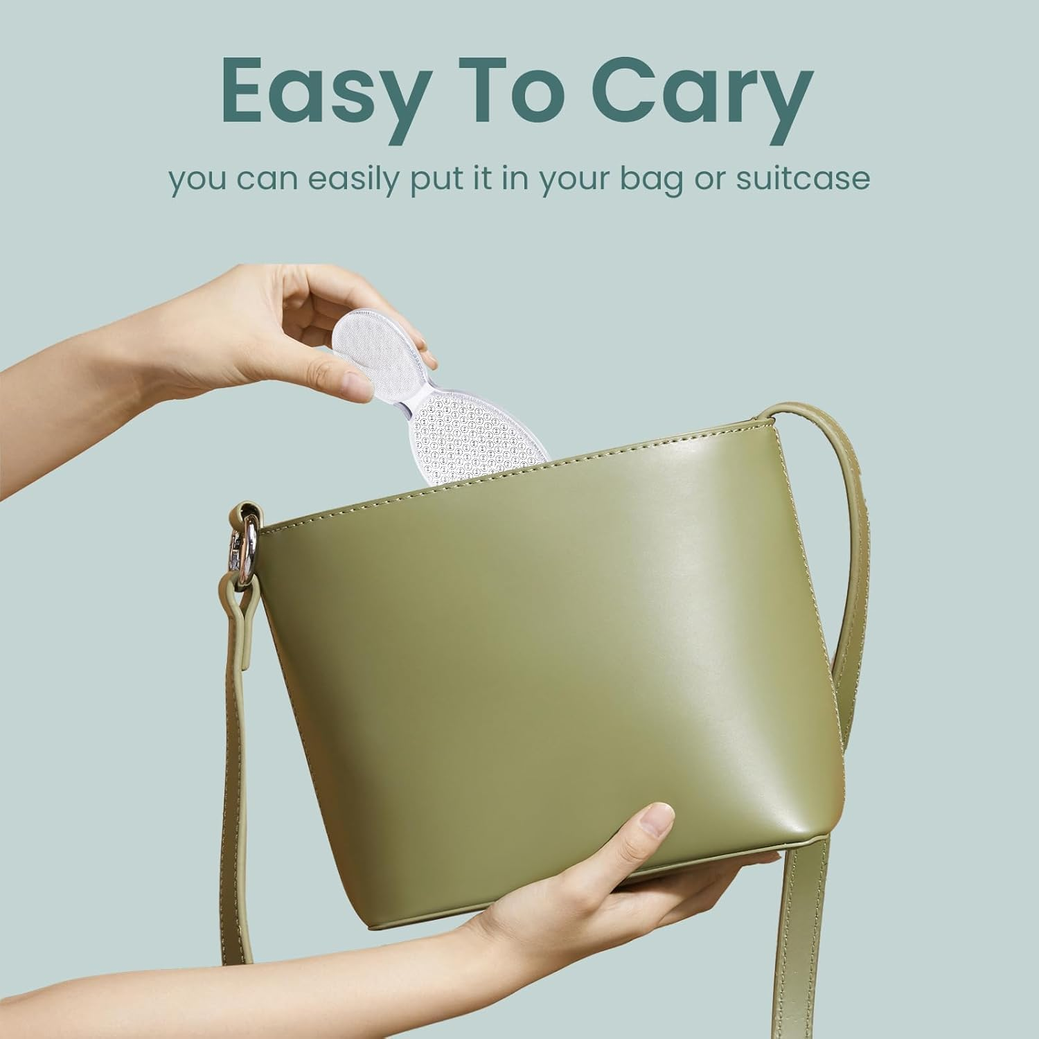 Glass Foot File 8-Shaped Rough and Smooth Sides Callus Remover Feet Heel Scrubber Dead Skin Scraper Pumice Stone Professional Pedicure Tools for Women and Men image number 6