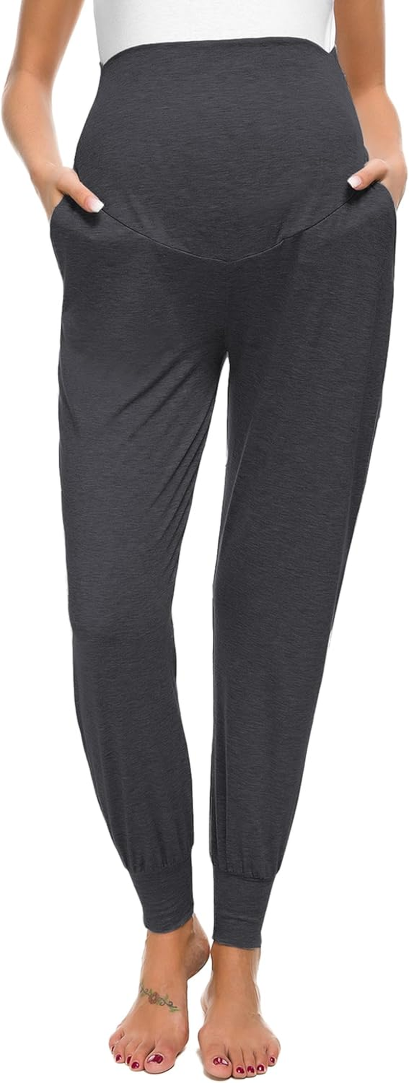 Liu & Qu Maternity Women'S Casual Pants Stretchy Comfortable Lounge Pants image number 2