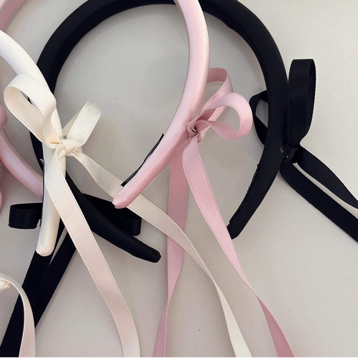 Headband, Hair Accessories for Women, Girls, Bride, Fashion Flower Girl Headbands, Hair Band Headpiece with Tassels (Pink)