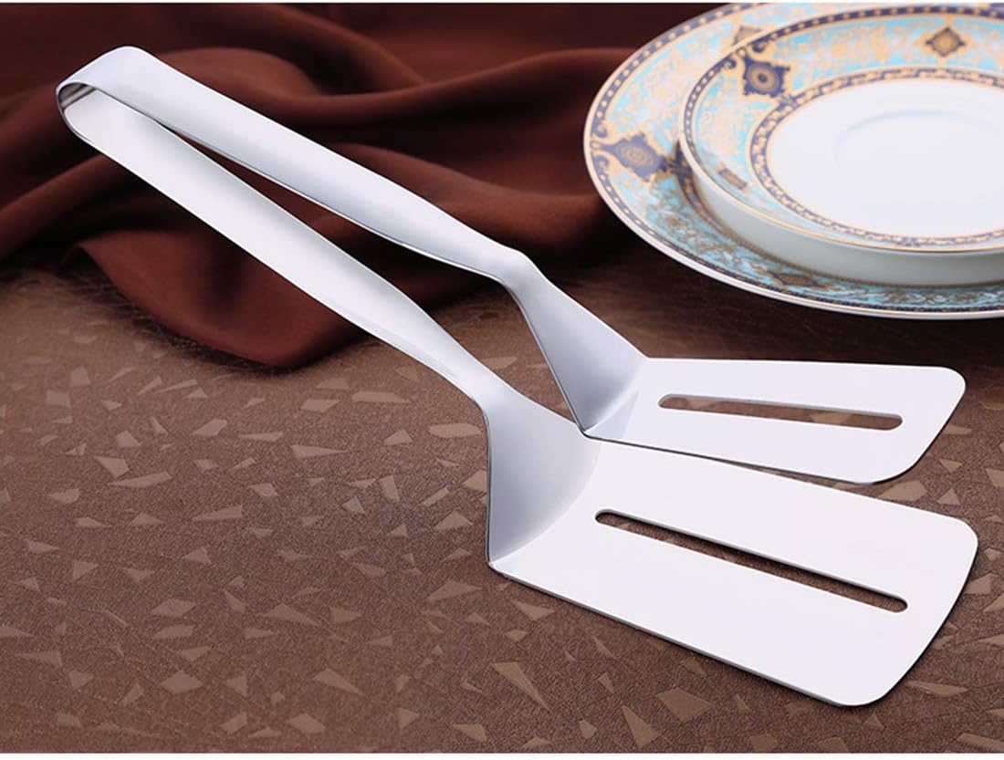 Kitchenware Gadgets Stainless Steel Barbecue Steak Clip Tongs BBQ Roasting Shovels Leak Steak Shovel Spatula Food Clamp Bread Clips Kitchenware Gadgets image number 5