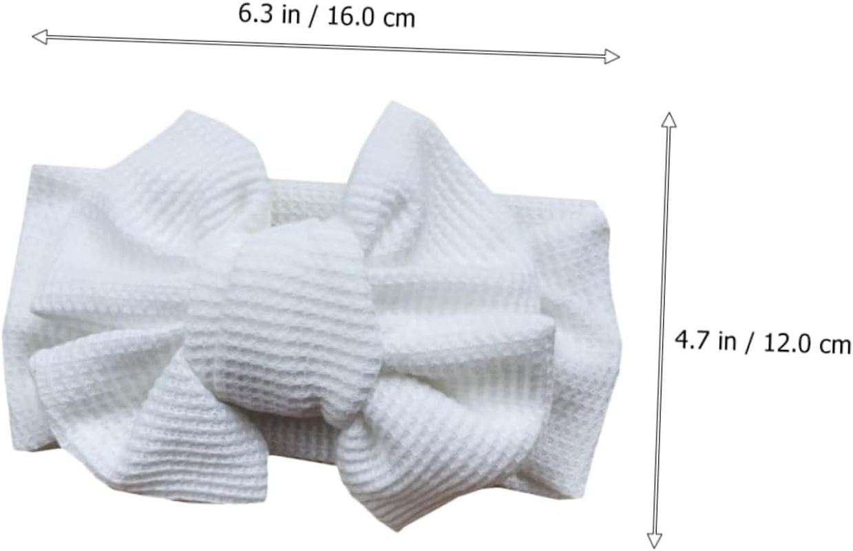 ERINGOGO Infant Knotted Headband Set Large Hair Bows for Baby Girls Newborns Soft Material No Marks for Celebrations image number 1