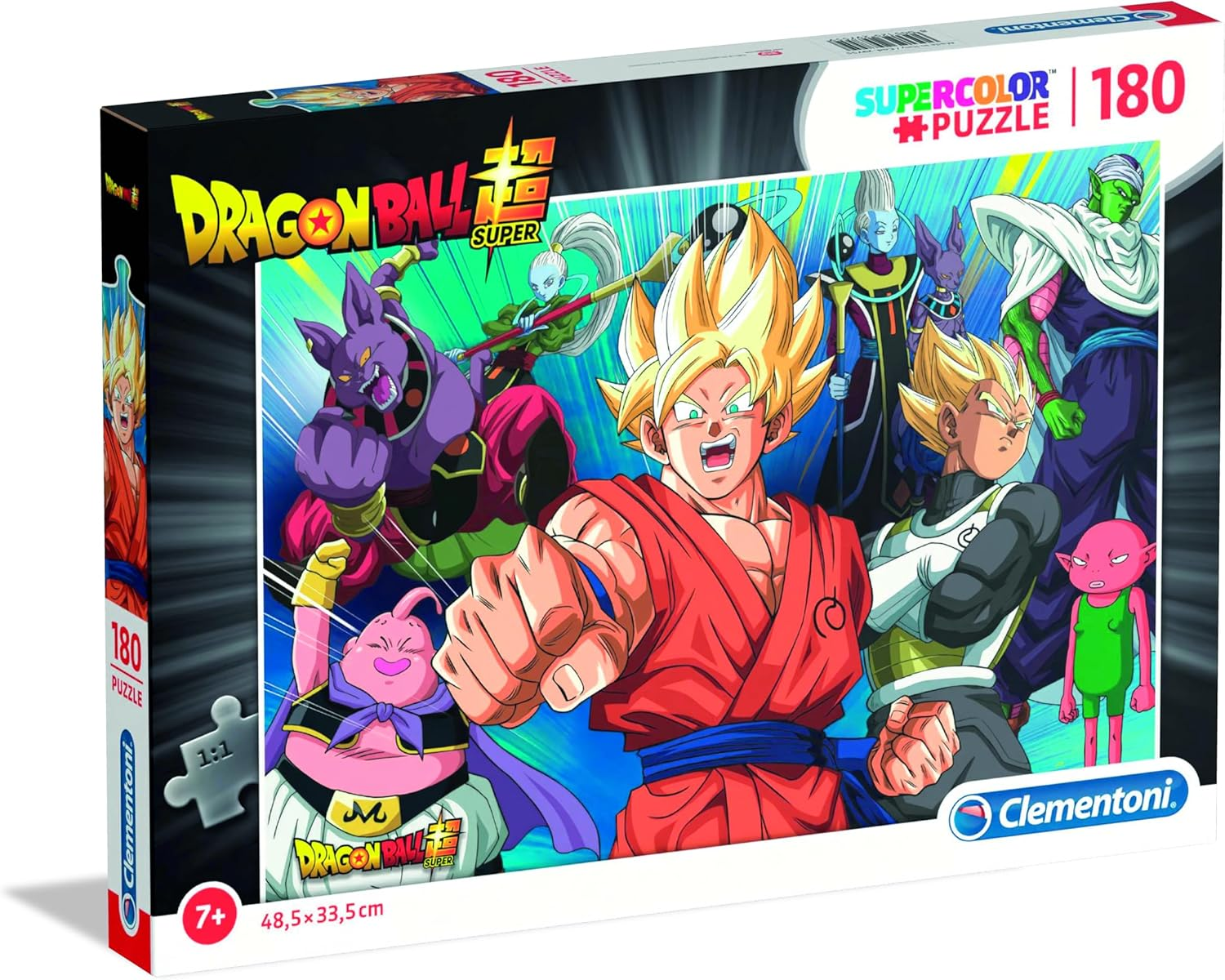 Clementoni Jigsaw Puzzle Dragon Ball 180 Pieces - Supercolor Puzzle for Children 7-9 Years, Cartoon, Boy/Girls, Puzzle for Kids, Made in Italy, 29755 image number 3