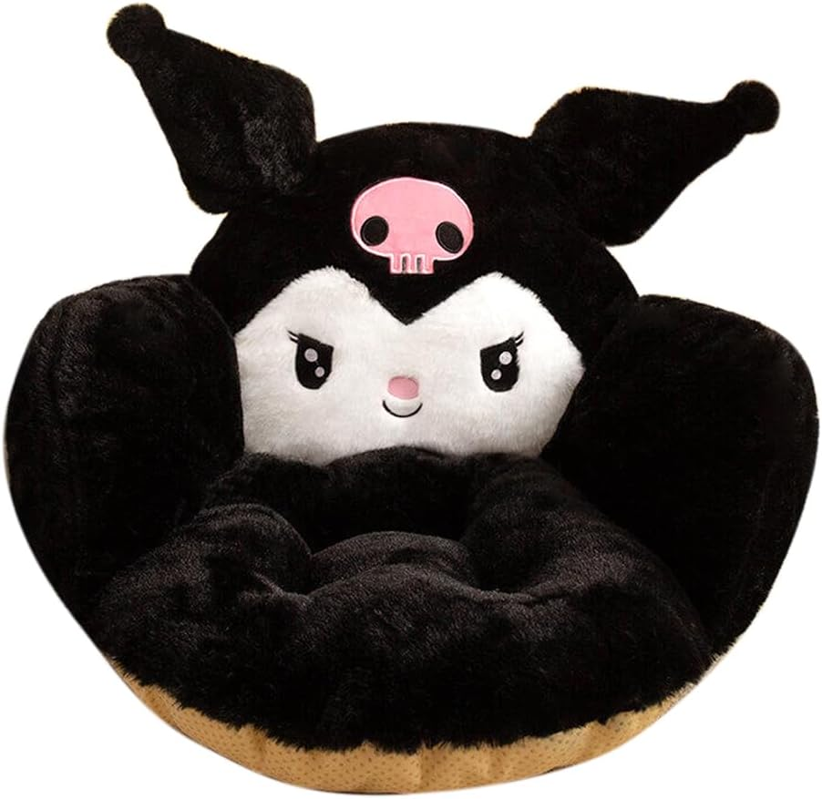 Cute Kawaii Chair Cushion with Soft Material, Soft Cartoon Plush Seat Cushion, Portable Floor Pillow Floor Cushions, Anti-Dirty and Comfortable, Office Dining Room Bedroom Decorate ﻿ image number 2
