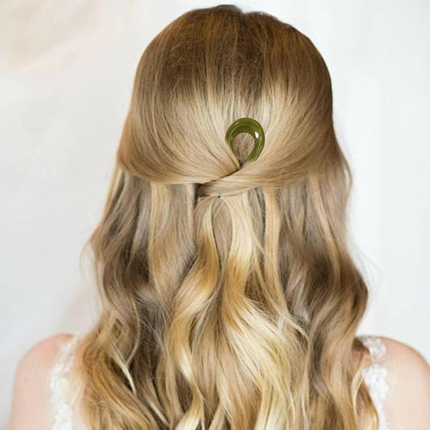 Iirlvior Pack of 5 Vintage U-Shaped Hairpins, Durable Hold Hair-Friendly Elegant Design, Secure Hold for Bun and Updos, Lightweight and Compact for Women and Girls