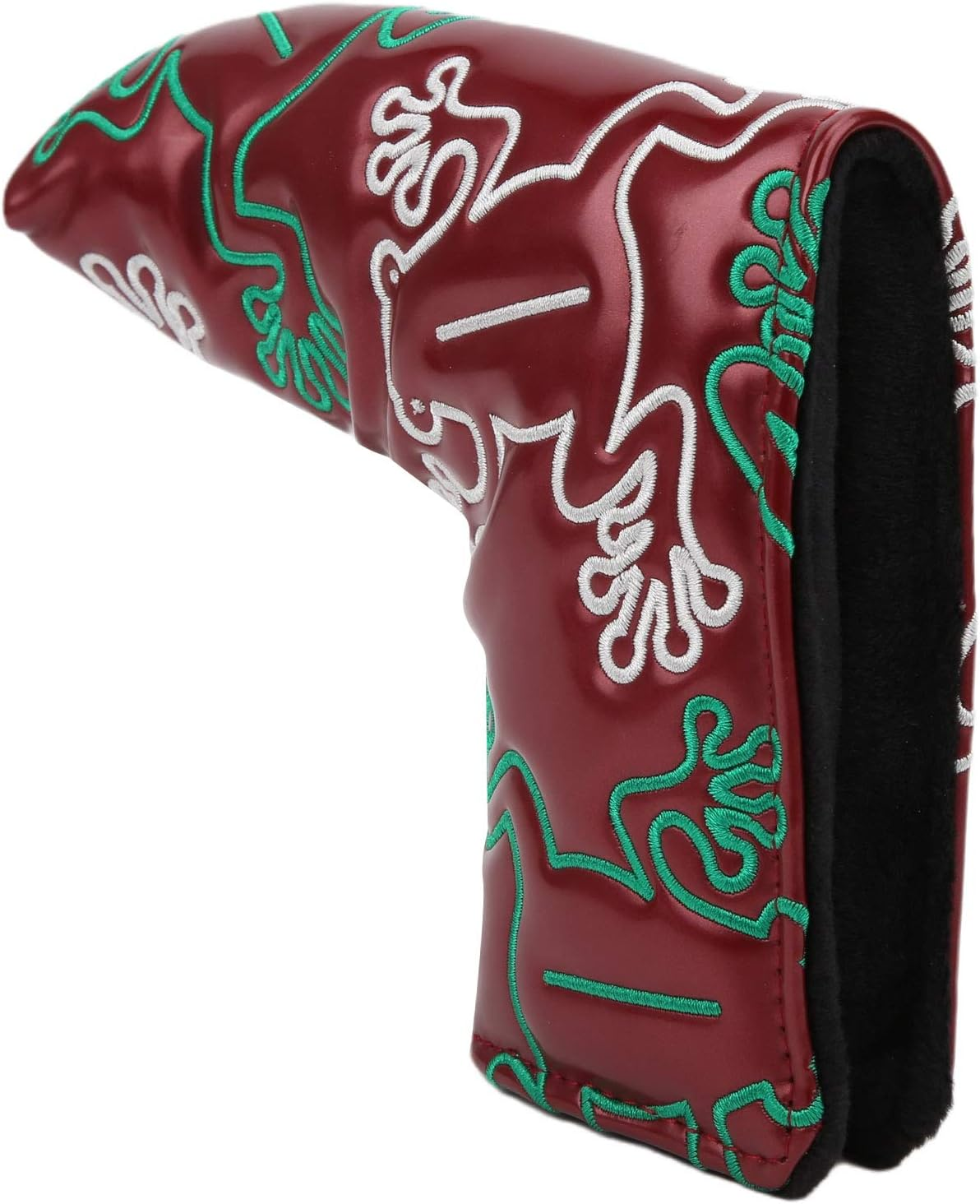 Putter Headcover, with Strong Magnetic Closure, Waterproof Durable Dustproof Easy to Clean Embroidery Putter Headcover, for Home Replacement Golf Travel image number 1