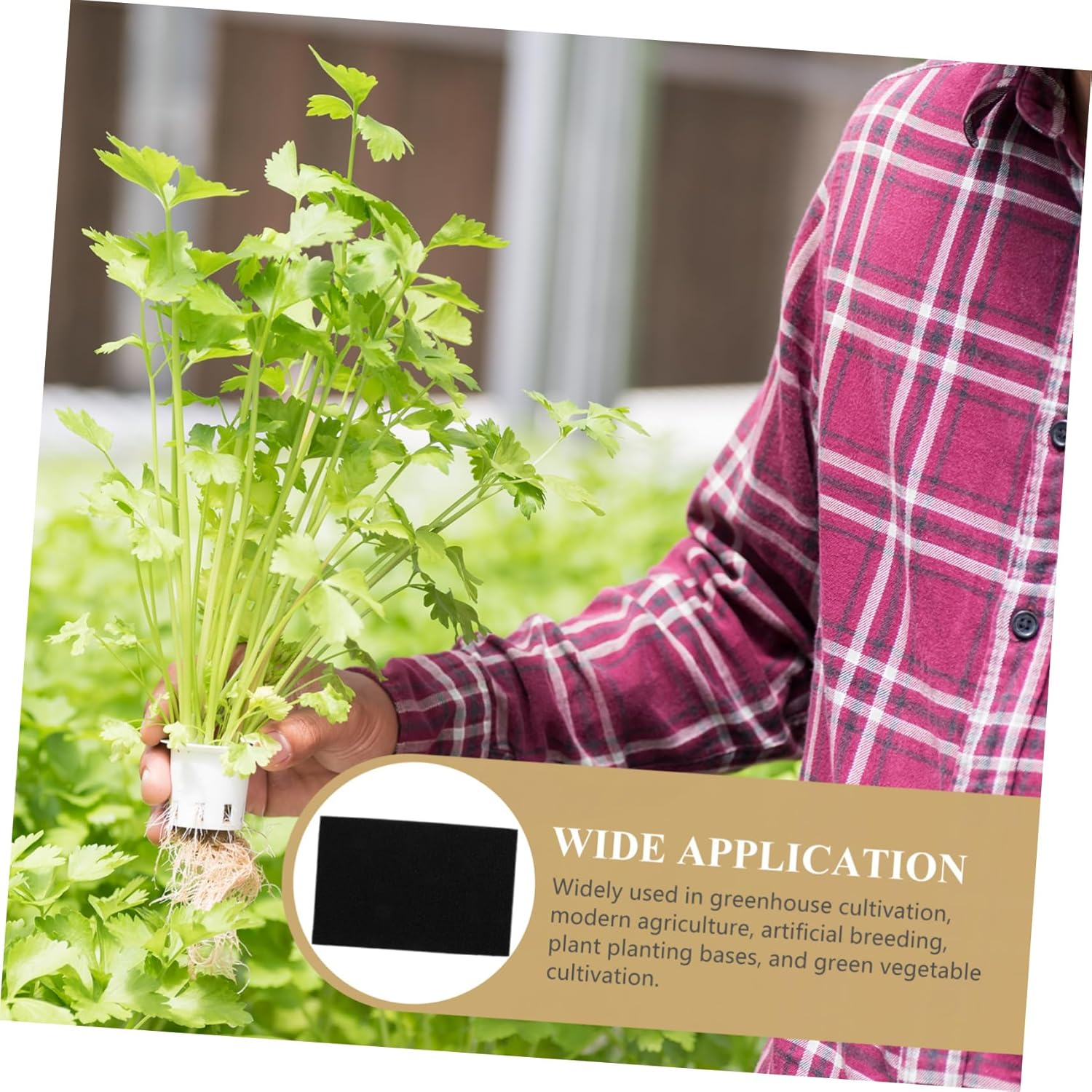 MERRYHAPY Hydroponic Sponge for Growing Nursery Sponge Soilless Gardening Tool for Greenhouse Hydroponics and Floating Gardening Tray image number 5