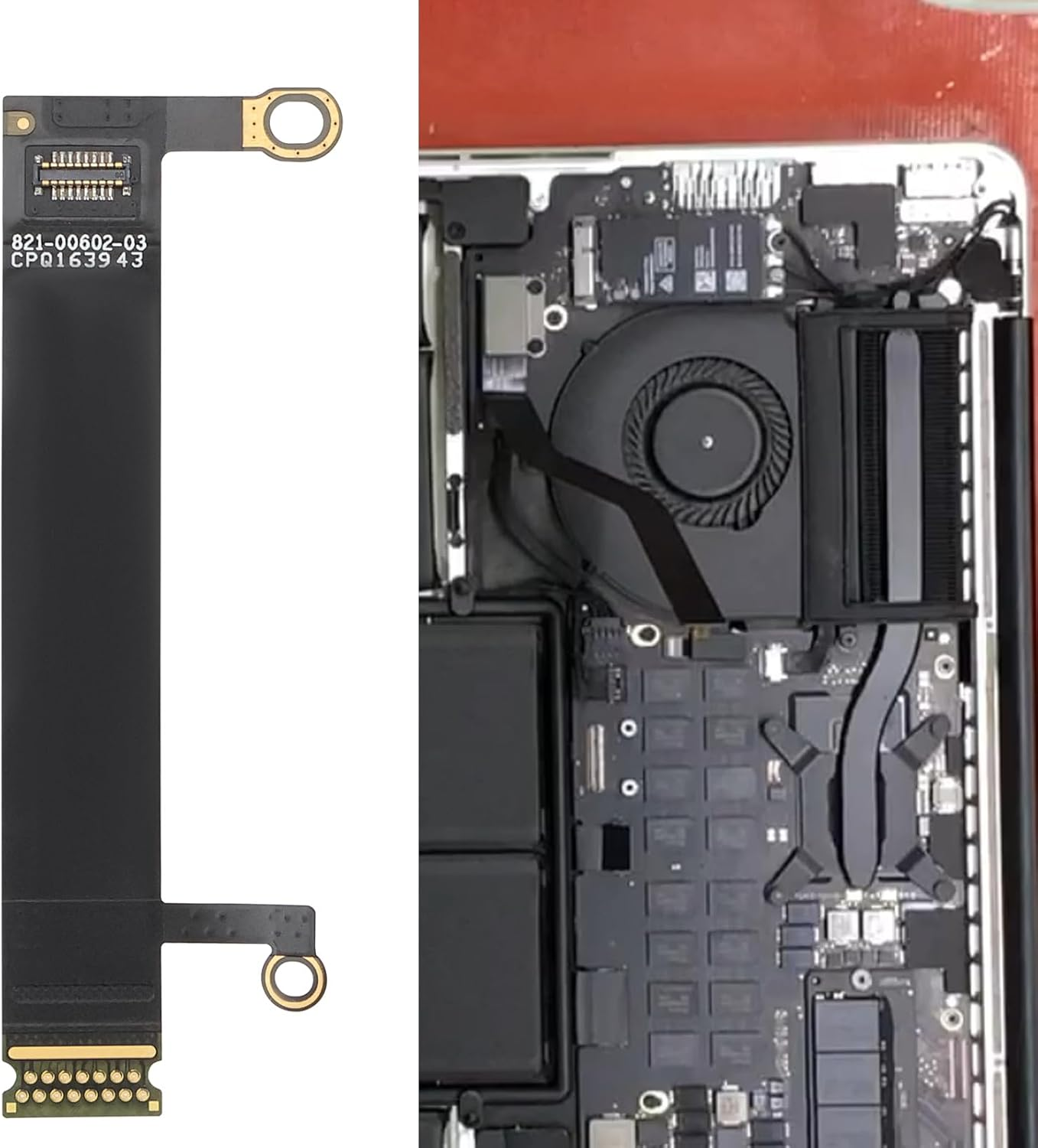 OTOTEC 1 Pair Backlight Cable Tablet PC Crystal Screen Backlight Cable Compatible with Macbook Pro 13" 15" A1707 A1706 A1989 A2251 A2289 image number 5