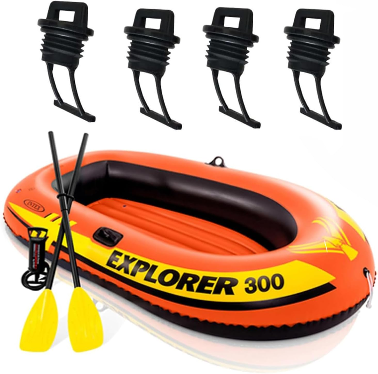 BEANPRECOY 4Pcs Nylon M19 Tapered Boat Drain Plug Replacement Part for Kayak and Marine, 19Mm Screw Bung Drain Hole Plug Receiver Kayak Thread Bungs Canoe Drain Holes Canoe Scupper Plug image number 2