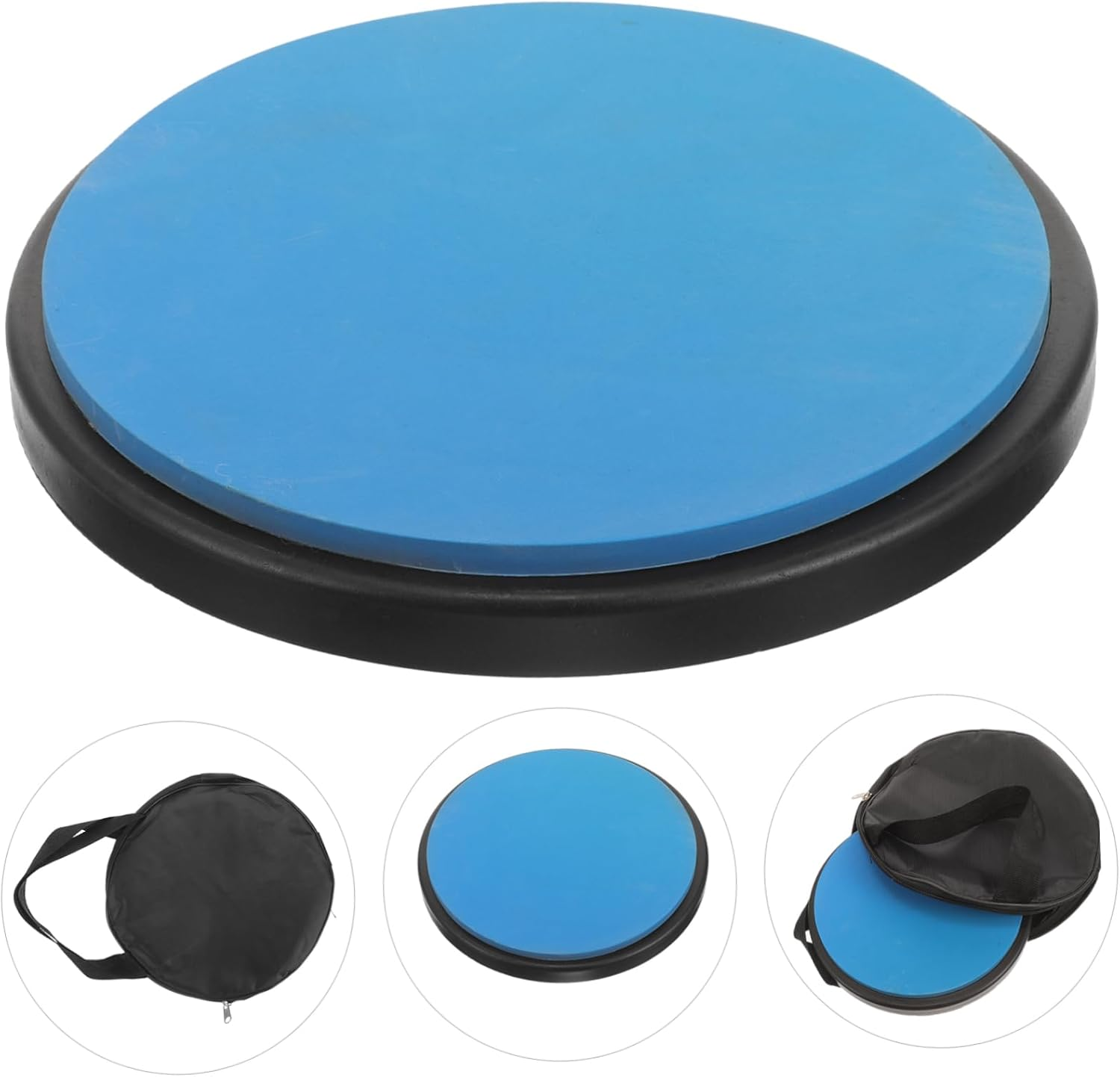 8-Inch Soundproof Drum Pad with Non-Slip Electric Drum Mat for Practice Sky Blue for Beginners for Home and Studio Use image number 3